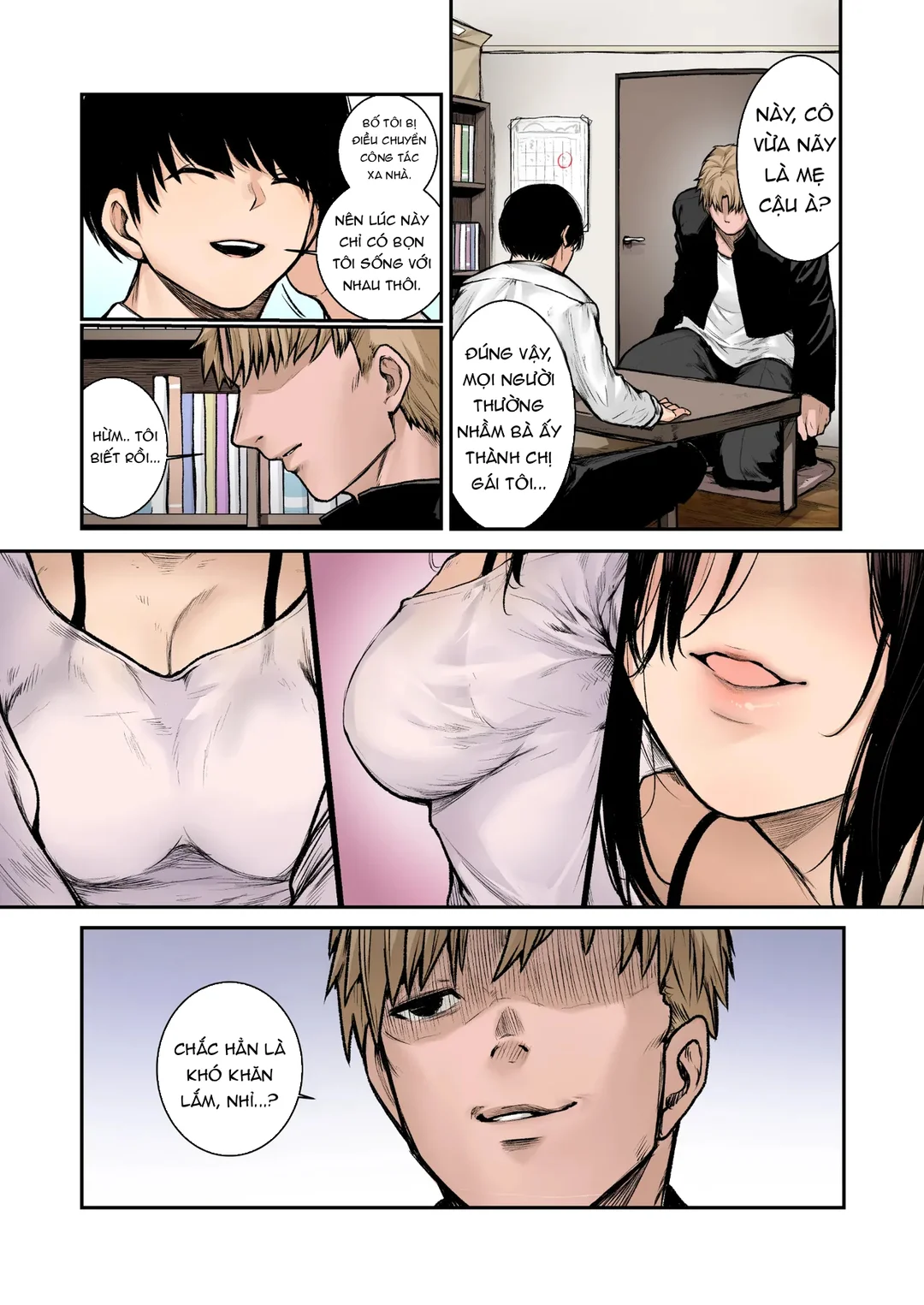 HentaiVN.net - Ảnh 5 - Mẹ bạn là đồ chơi của tôi - Oneshot