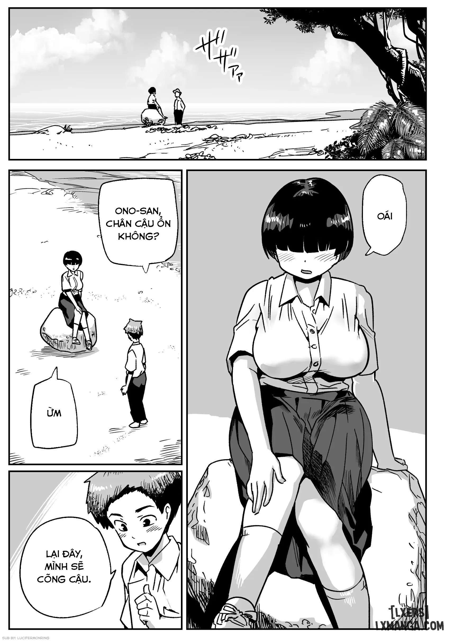 HentaiVN.net - Ảnh 11 - Ono-san on an uninhabited island - Oneshot