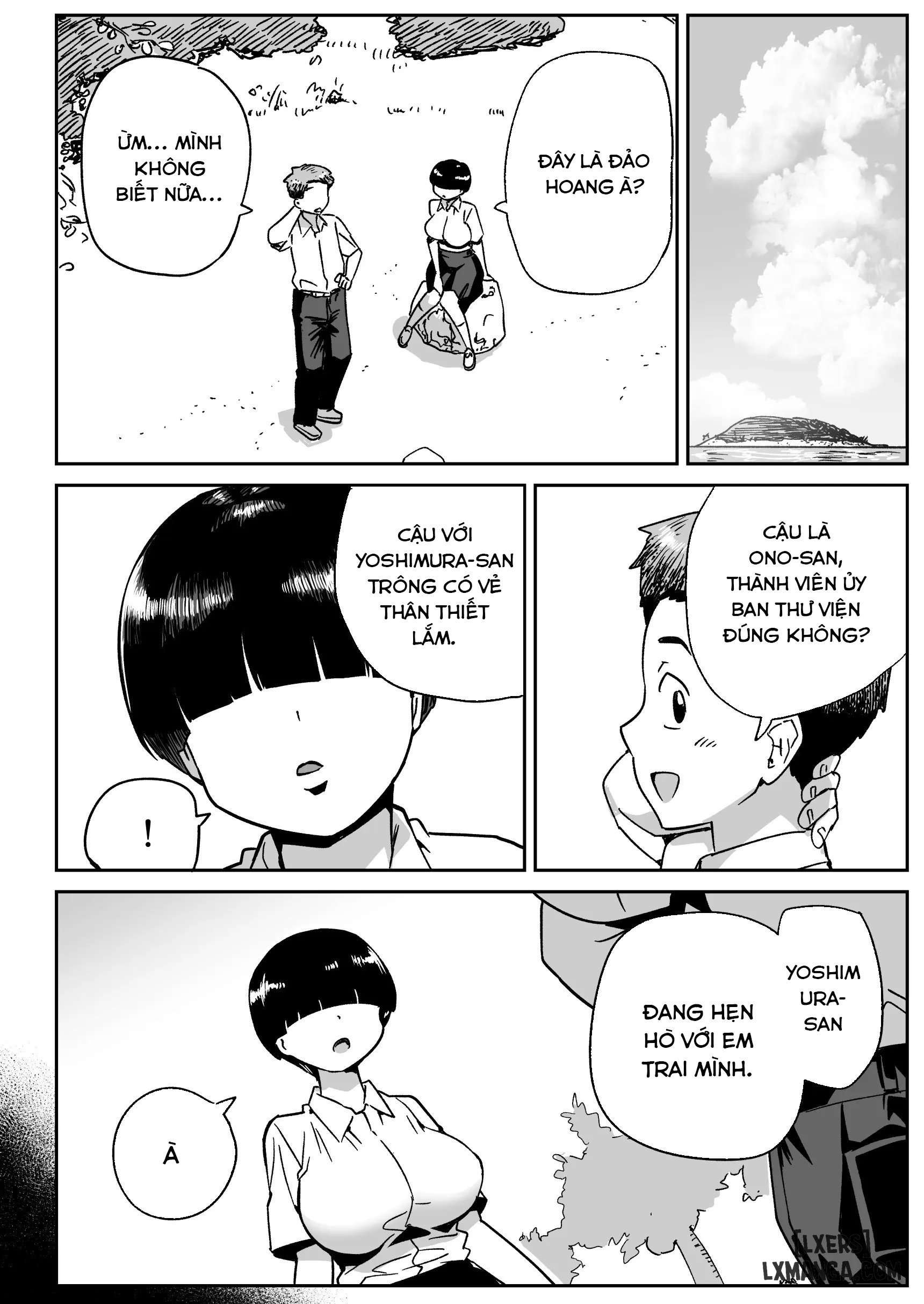 HentaiVN.net - Ảnh 4 - Ono-san on an uninhabited island - Oneshot