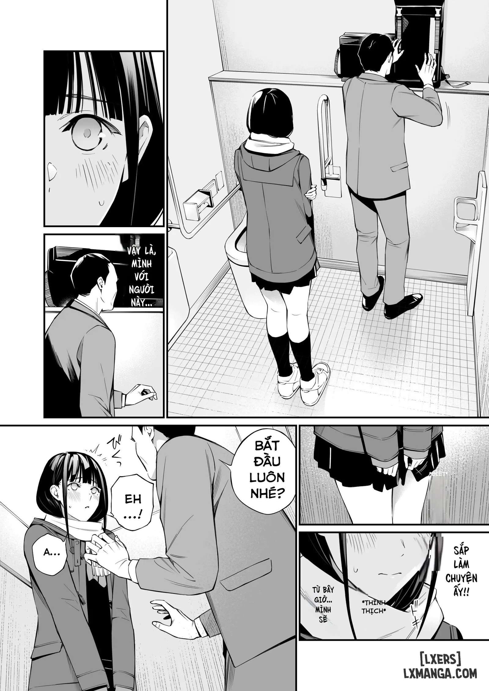 HentaiVN.net - Ảnh 14 - Cái lỗ được lấp đầy bởi mấy lão già - Chap 1