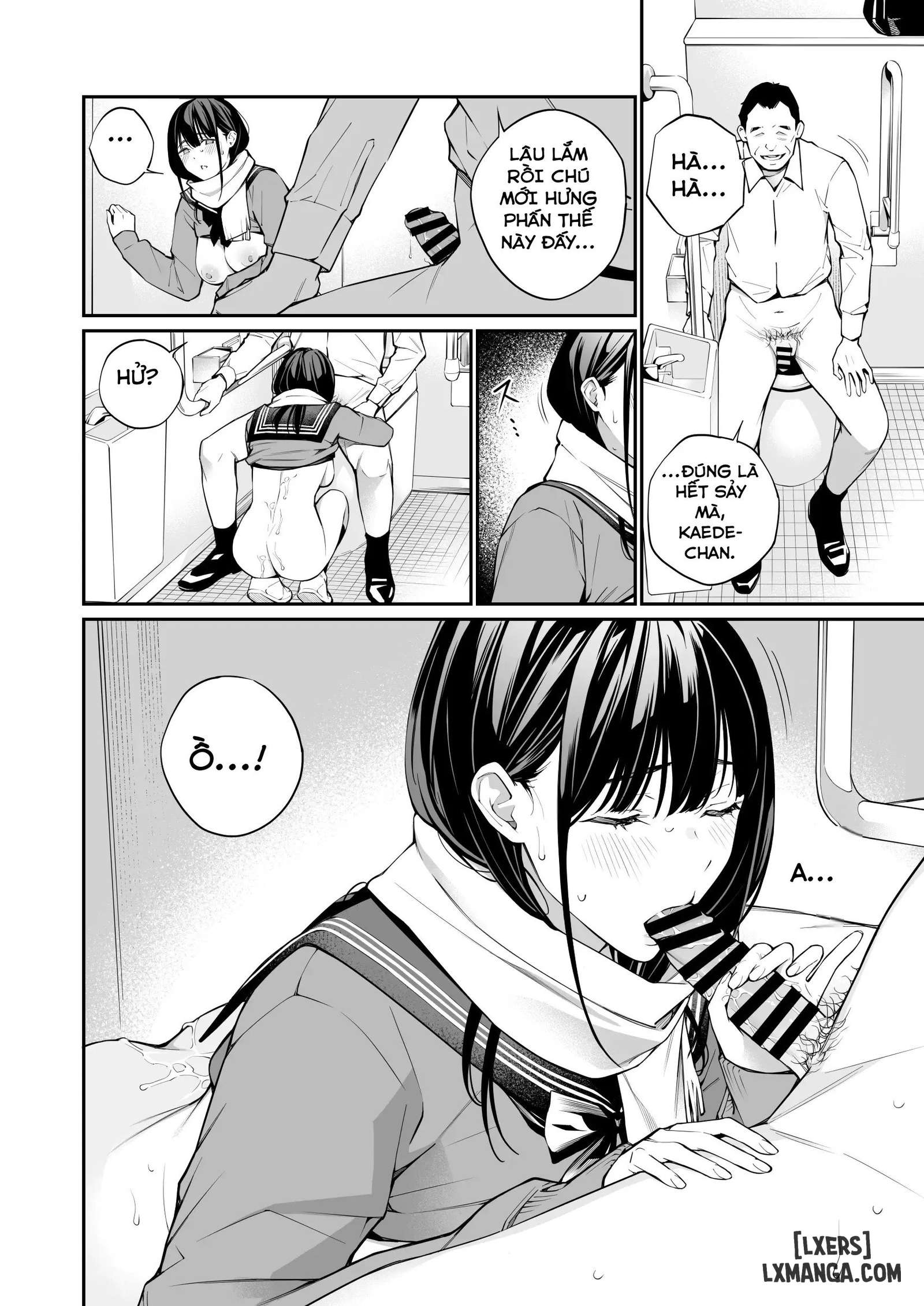 HentaiVN.net - Ảnh 36 - Cái lỗ được lấp đầy bởi mấy lão già - Chap 1