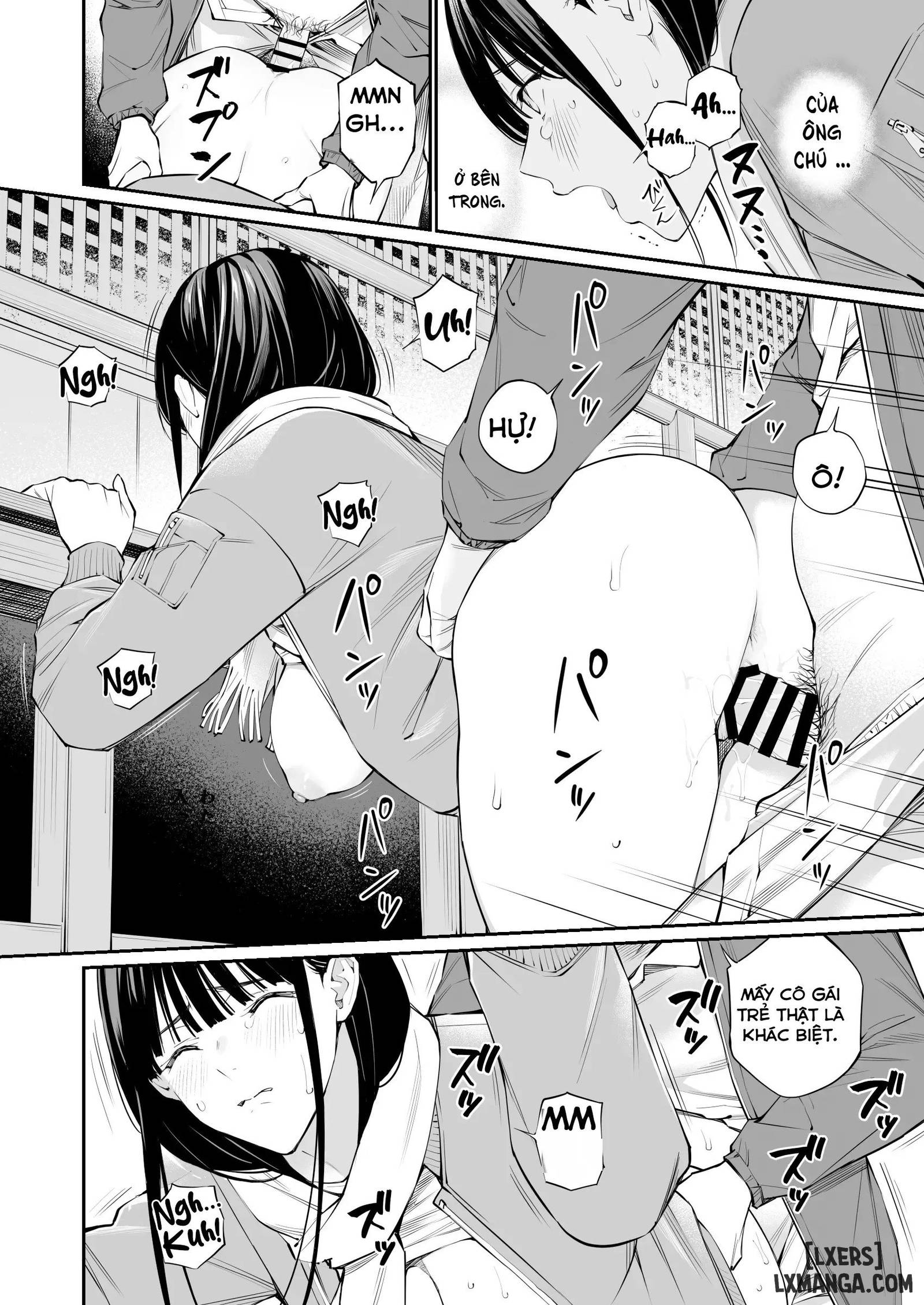 HentaiVN.net - Ảnh 24 - Cái lỗ được lấp đầy bởi mấy lão già - Chap 2 - Part 1