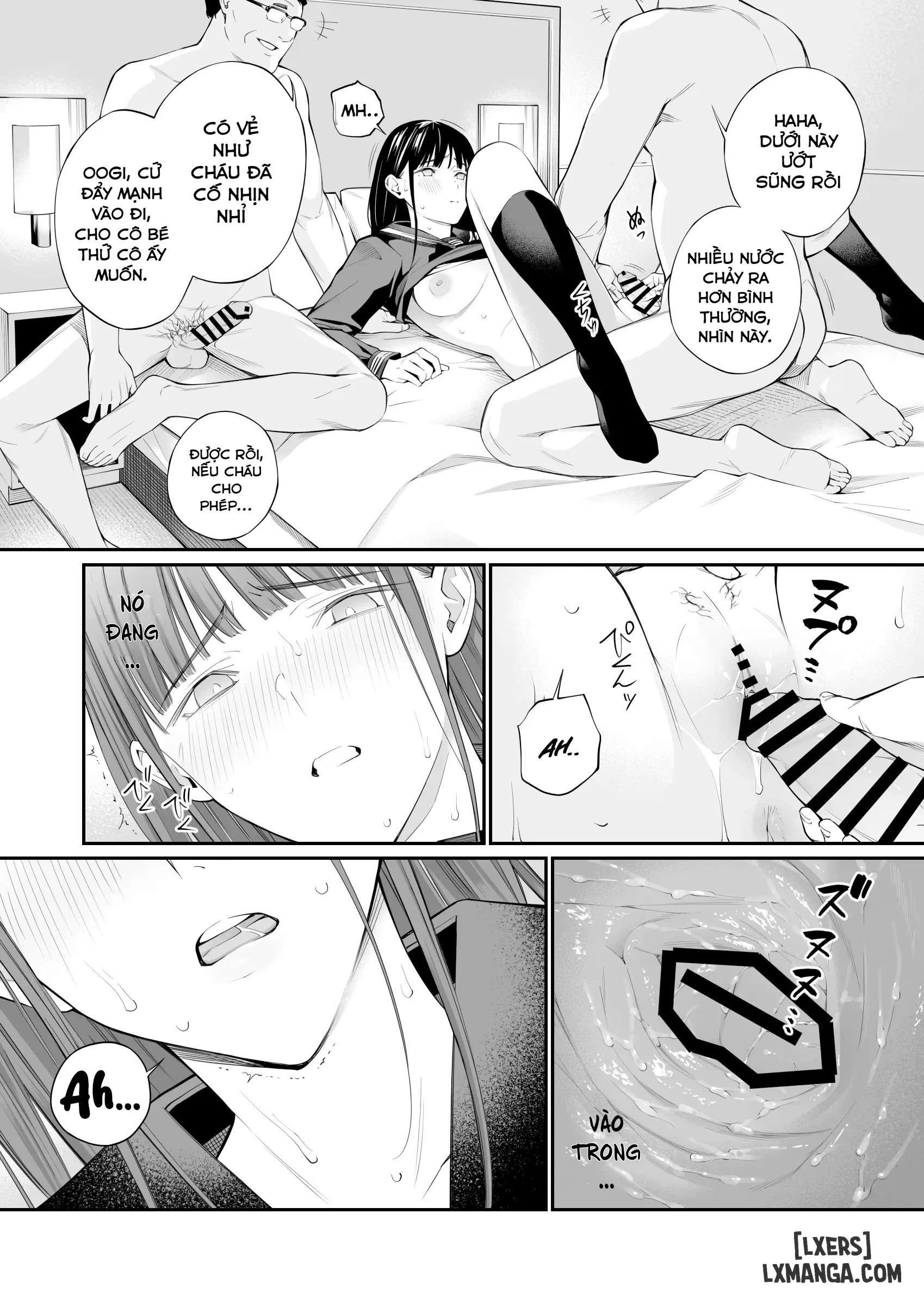 HentaiVN.net - Ảnh 17 - Cái lỗ được lấp đầy bởi mấy lão già - Chap 2 - Part 2