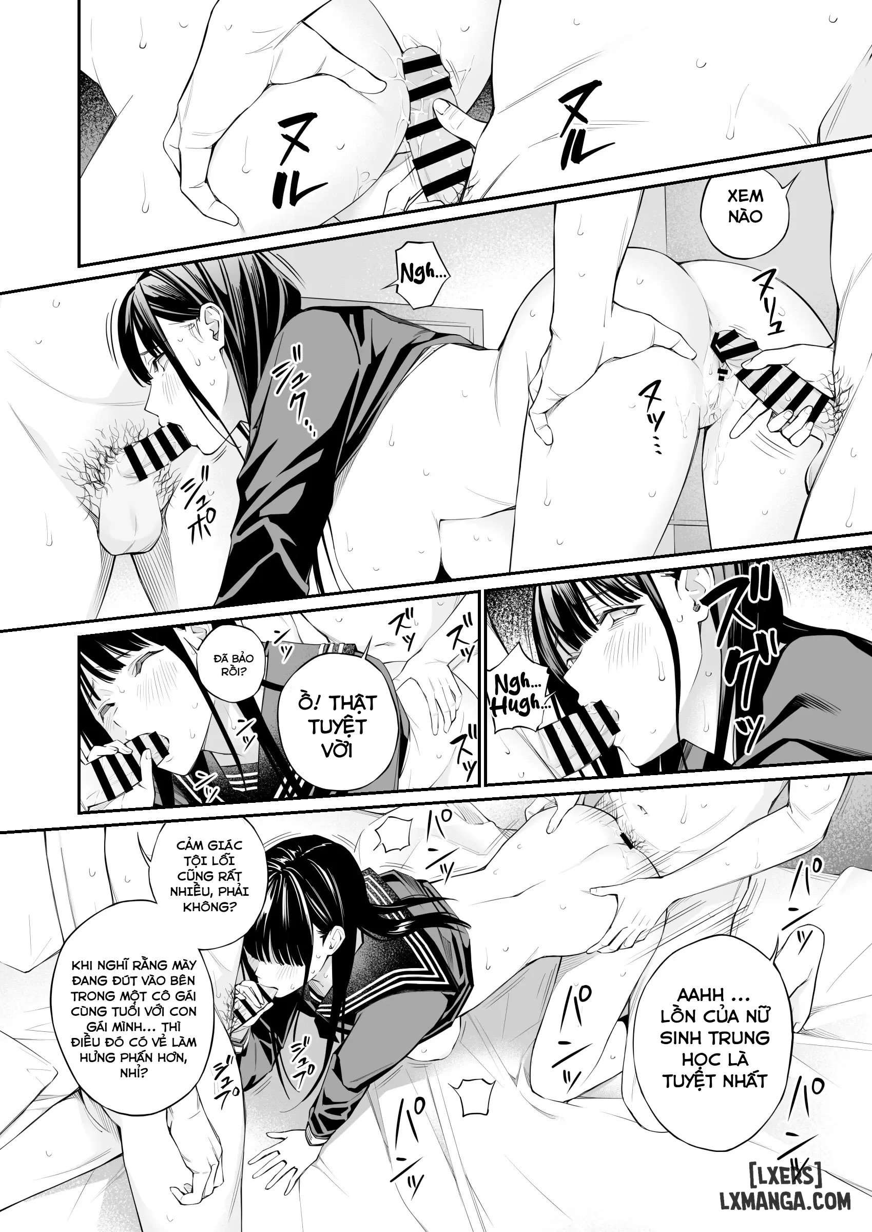 HentaiVN.net - Ảnh 21 - Cái lỗ được lấp đầy bởi mấy lão già - Chap 2 - Part 2