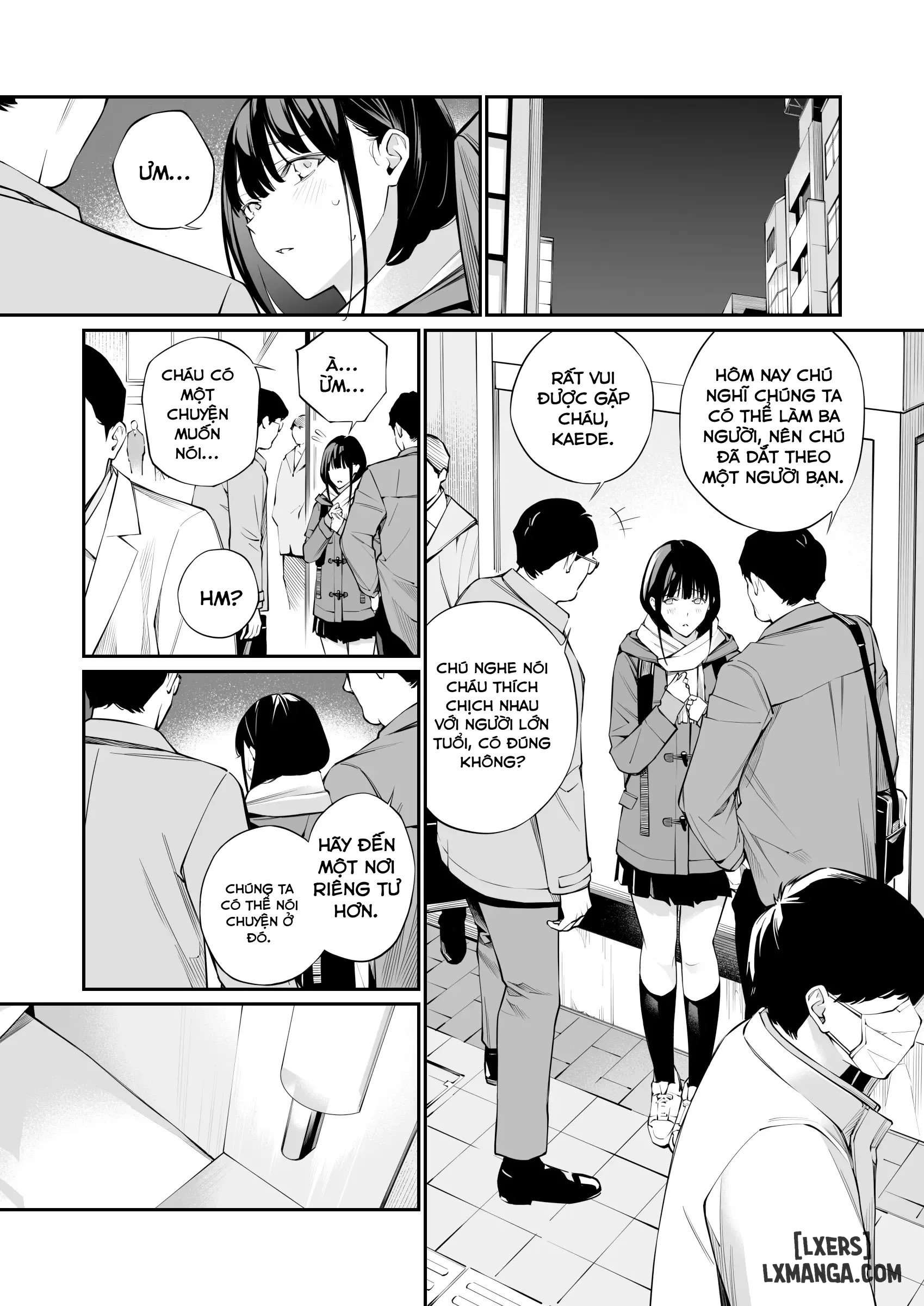 HentaiVN.net - Ảnh 8 - Cái lỗ được lấp đầy bởi mấy lão già - Chap 2 - Part 2