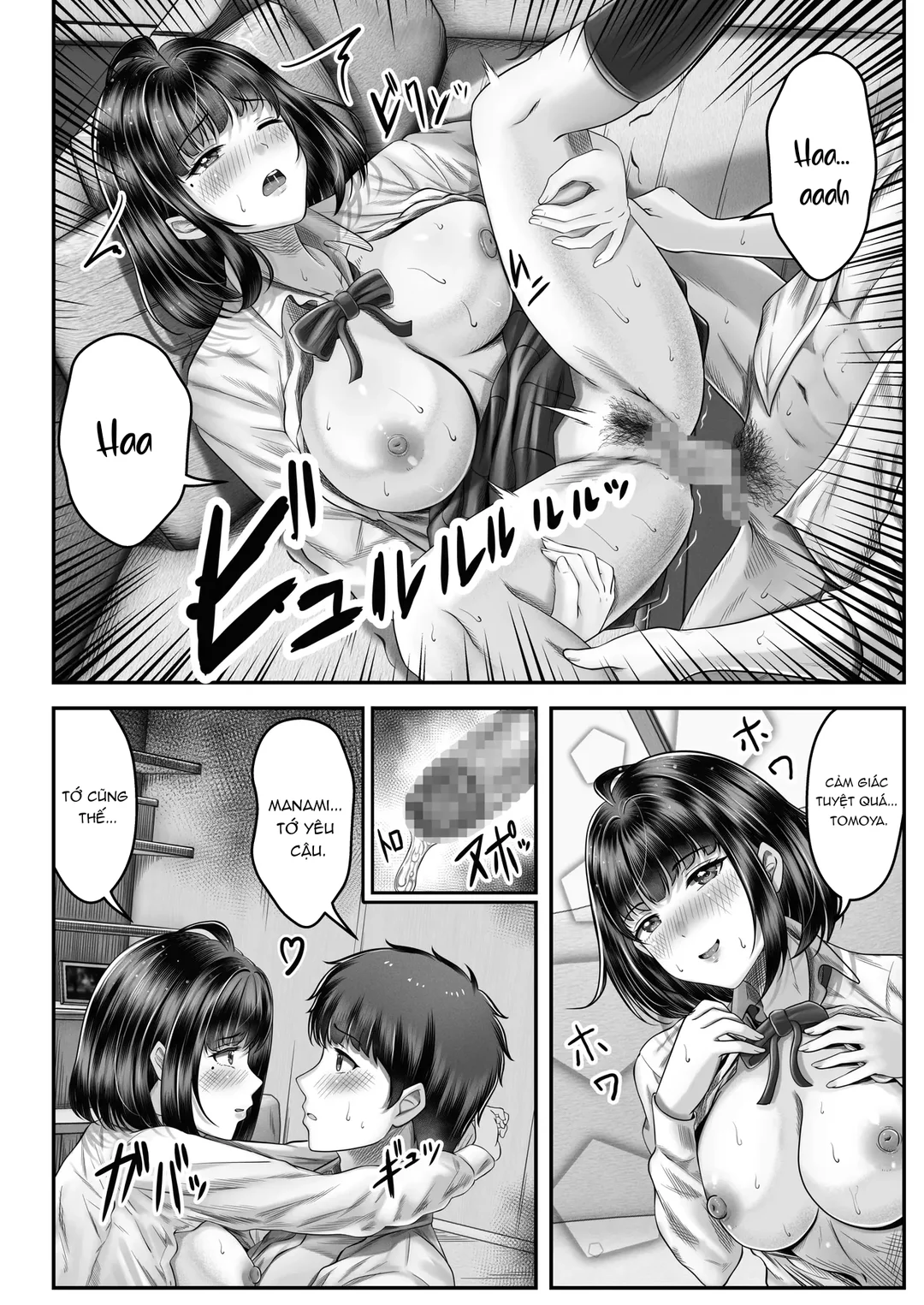 HentaiVN.net - Ảnh 19 - Làm tình với cặp chị em nóng bỏng - Ch. 1