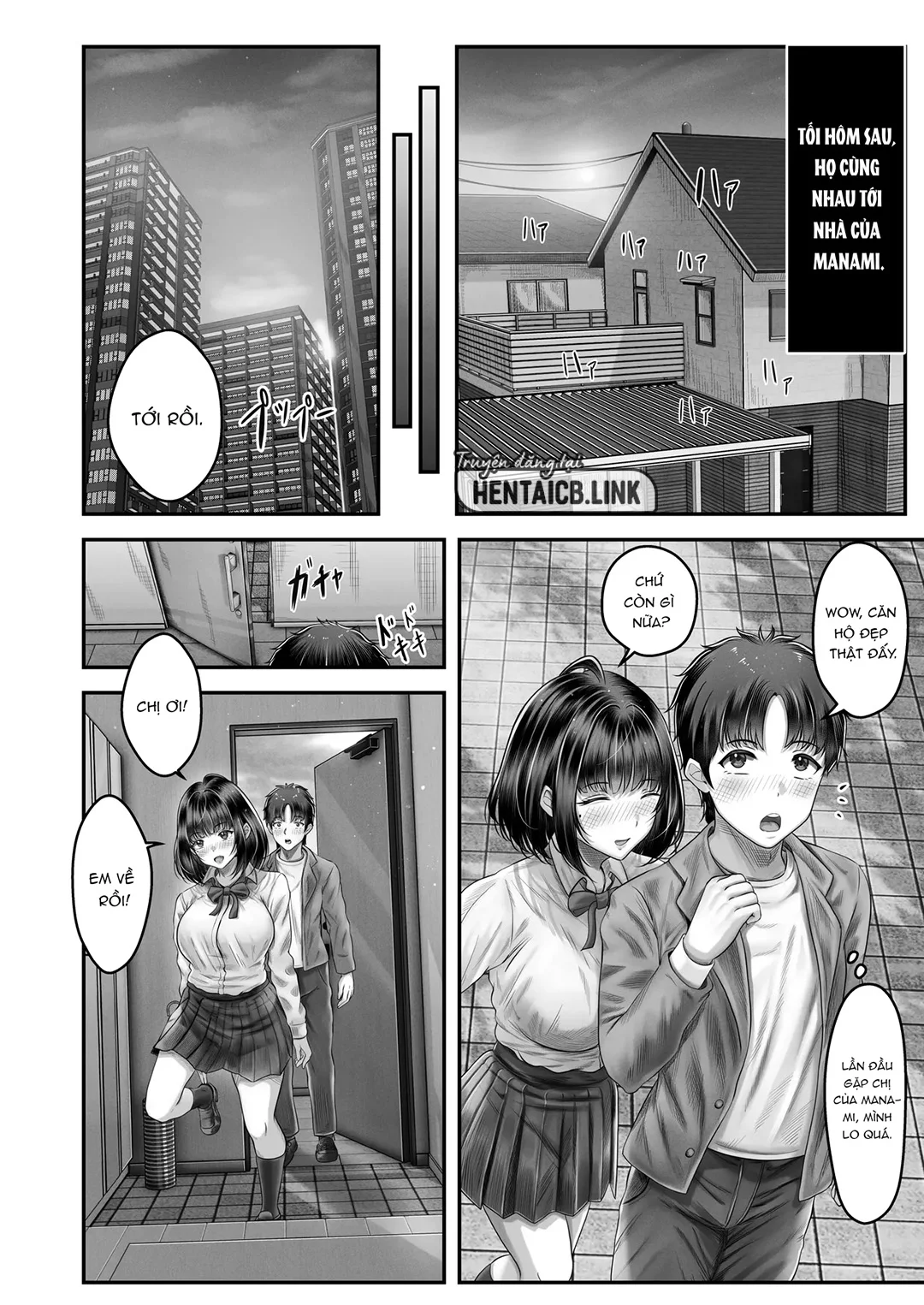 HentaiVN.net - Ảnh 23 - Làm tình với cặp chị em nóng bỏng - Ch. 1