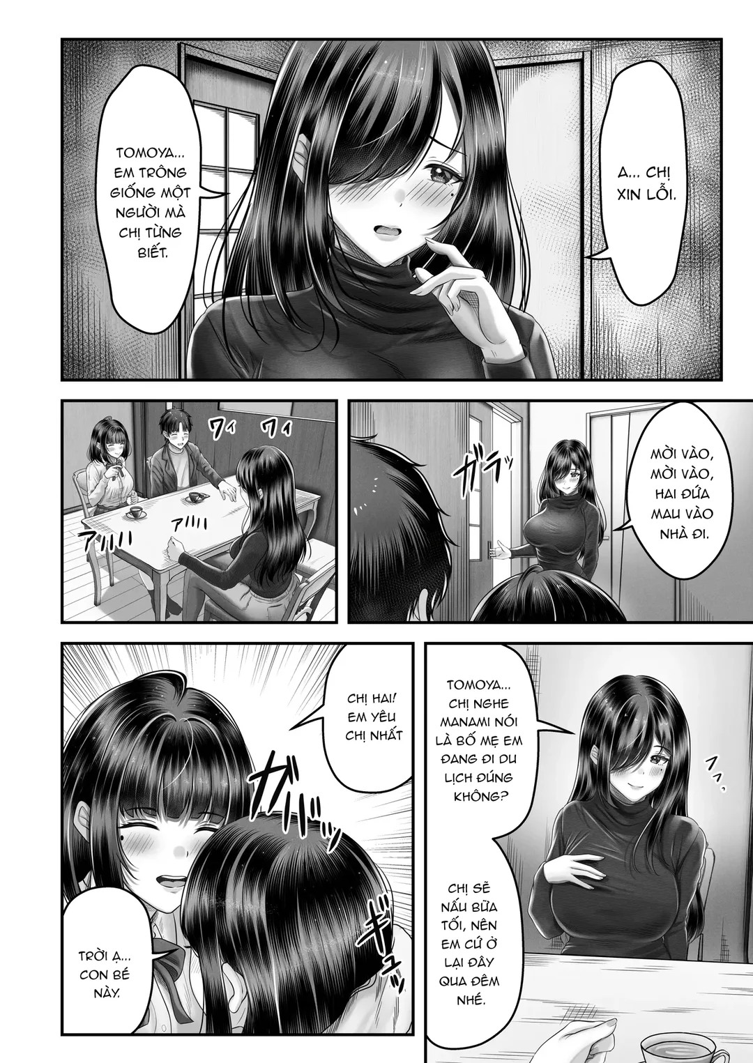 HentaiVN.net - Ảnh 25 - Làm tình với cặp chị em nóng bỏng - Ch. 1