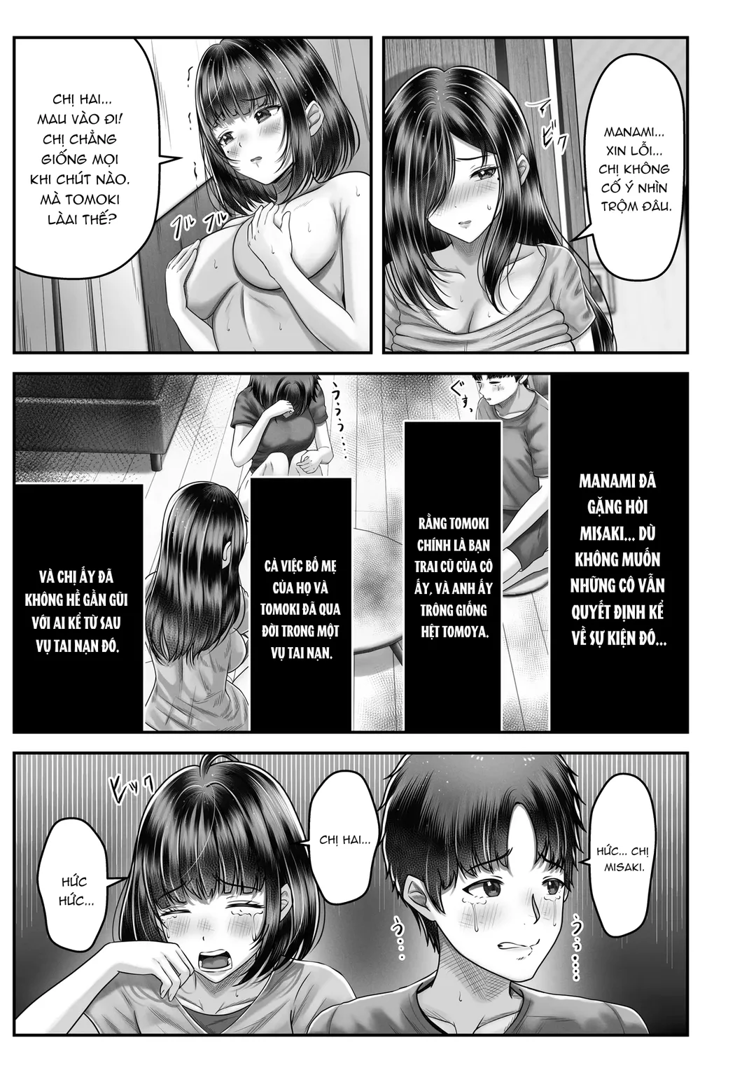 HentaiVN.net - Ảnh 30 - Làm tình với cặp chị em nóng bỏng - Ch. 1