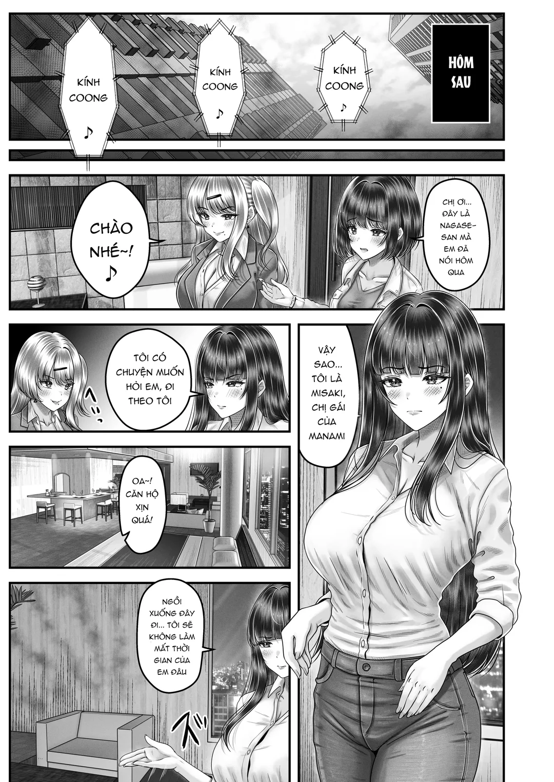 HentaiVN.net - Ảnh 13 - Làm tình với cặp chị em nóng bỏng - Chap 3 - Khủng hoảng hai chị em