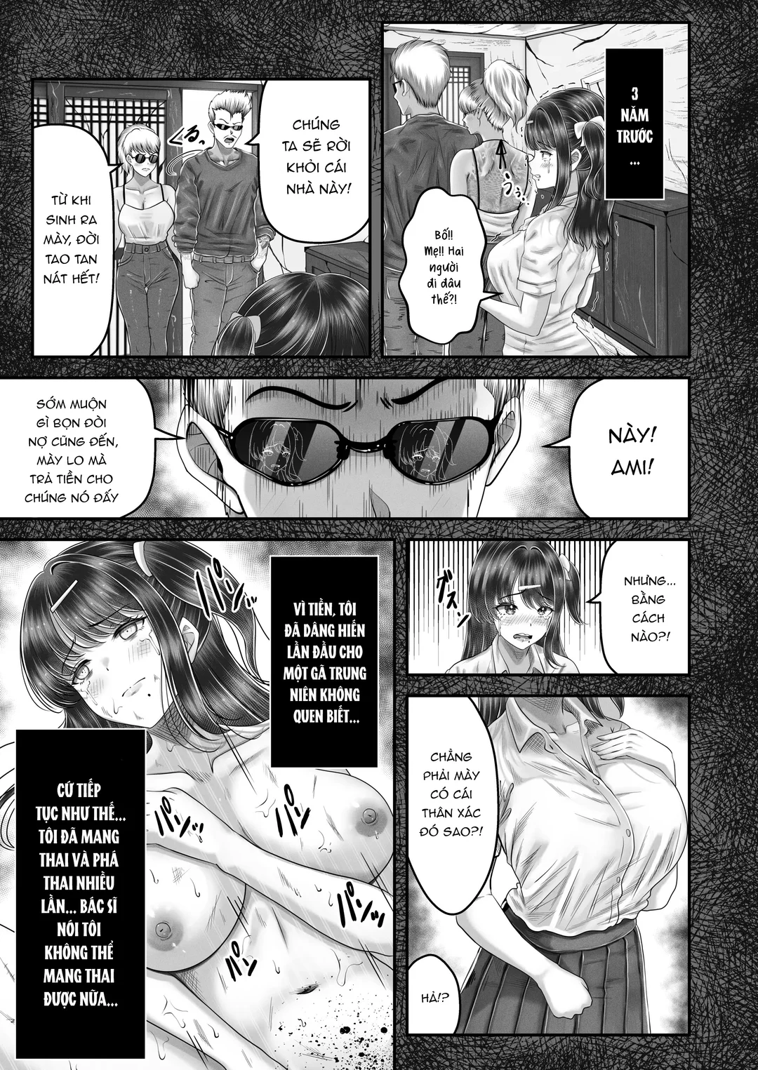 HentaiVN.net - Ảnh 15 - Làm tình với cặp chị em nóng bỏng - Chap 3 - Khủng hoảng hai chị em