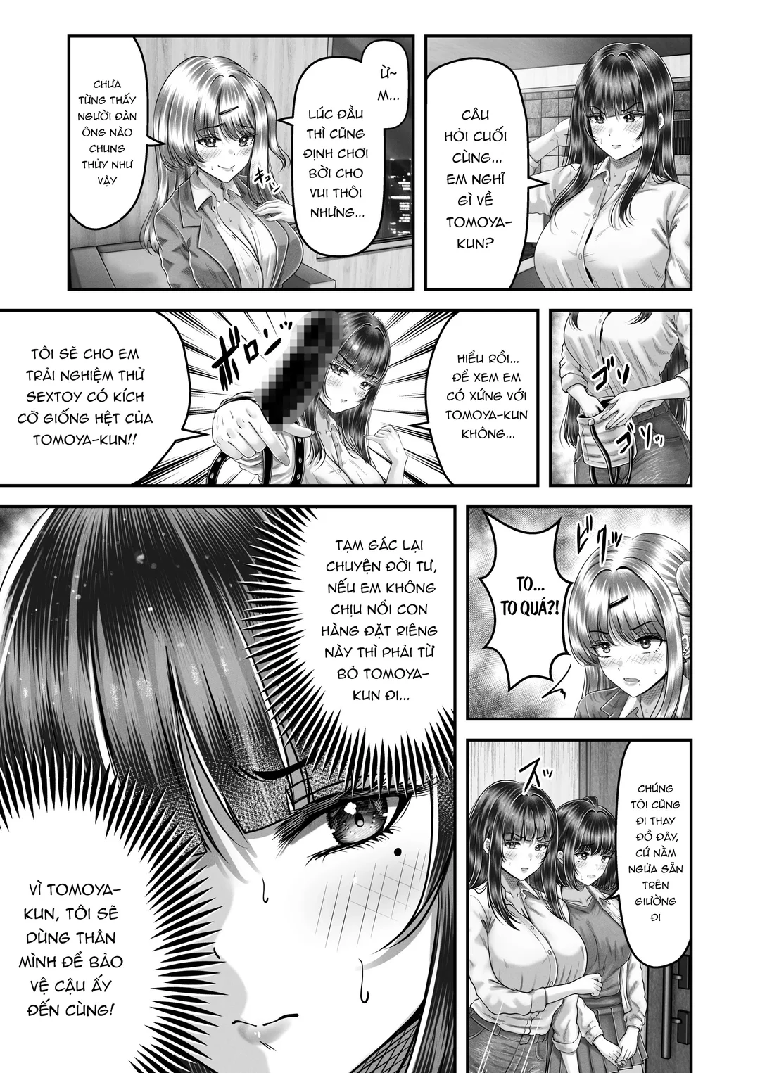 HentaiVN.net - Ảnh 17 - Làm tình với cặp chị em nóng bỏng - Chap 3 - Khủng hoảng hai chị em