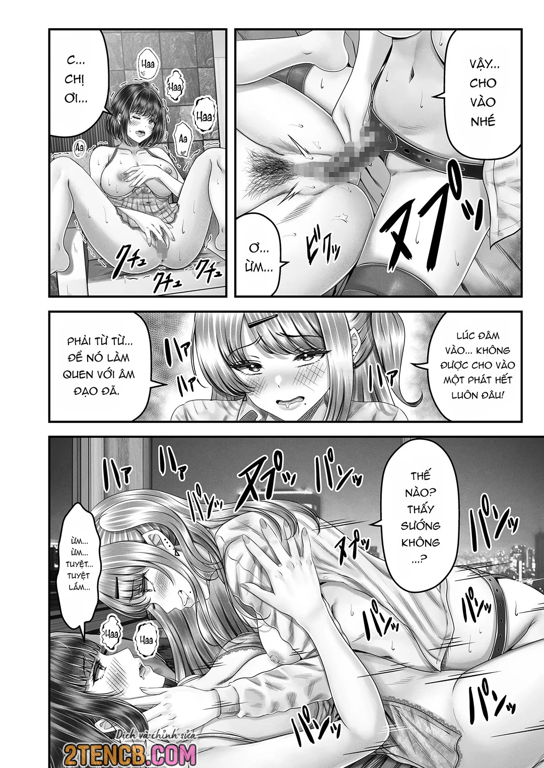 HentaiVN.net - Ảnh 24 - Làm tình với cặp chị em nóng bỏng - Chap 3 - Khủng hoảng hai chị em