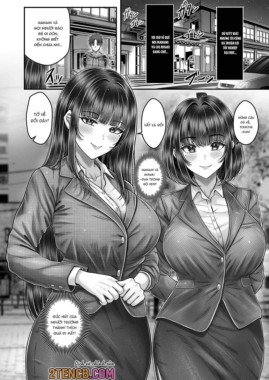 HentaiVN.net - Ảnh 10 - Làm tình với cặp chị em nóng bỏng - Chap 4