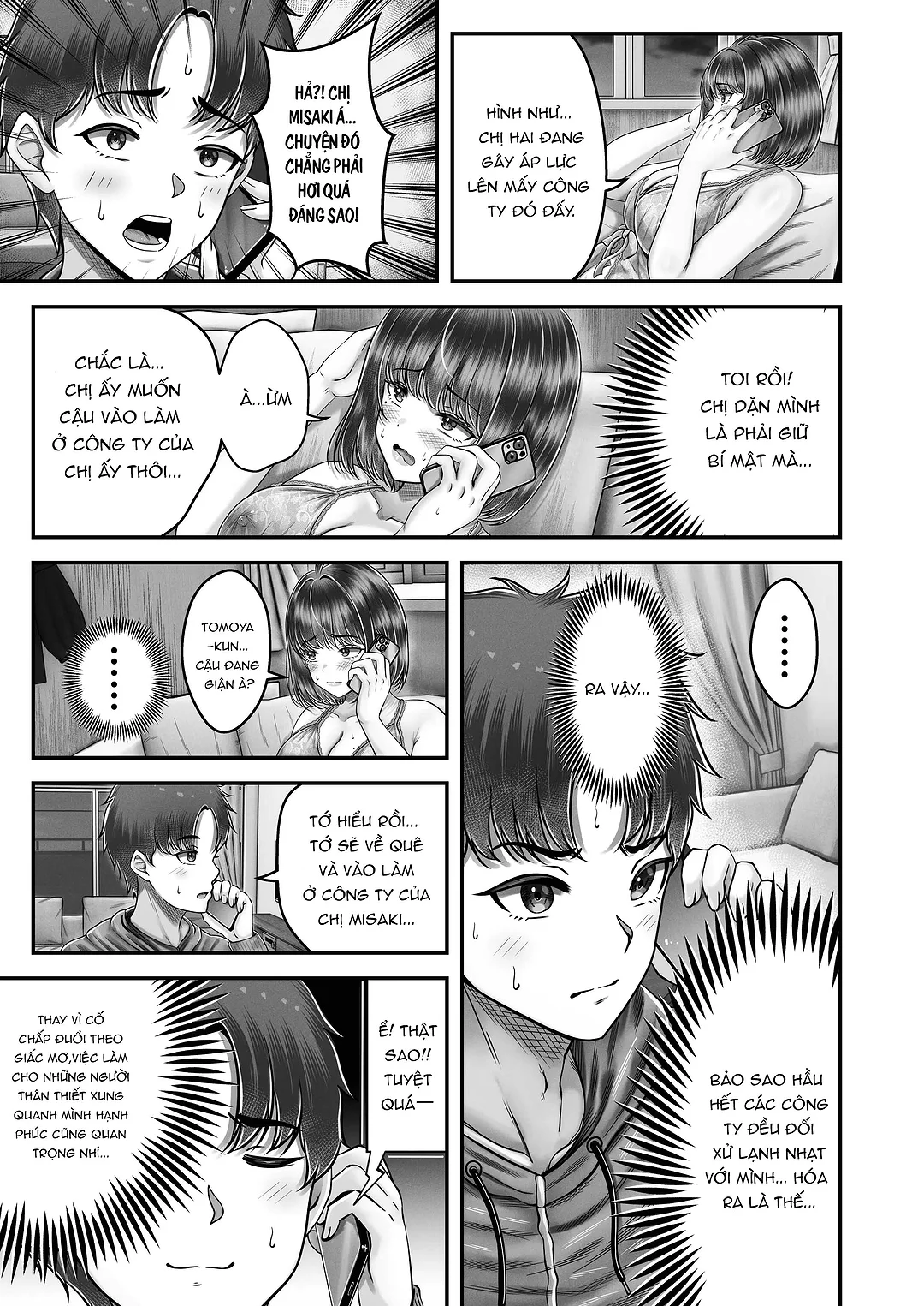 HentaiVN.net - Ảnh 5 - Làm tình với cặp chị em nóng bỏng - Chap 4