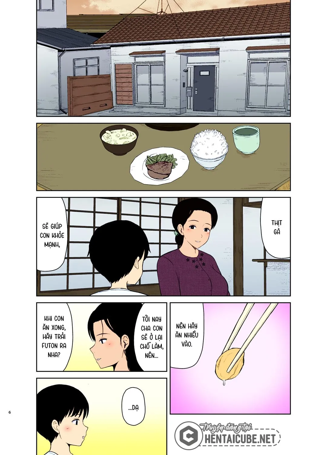 HentaiVN.net - Ảnh 6 - Mỗi ngày của mẹ [Haha Naru Nichijou | Everyday of a Mother] - Oneshot