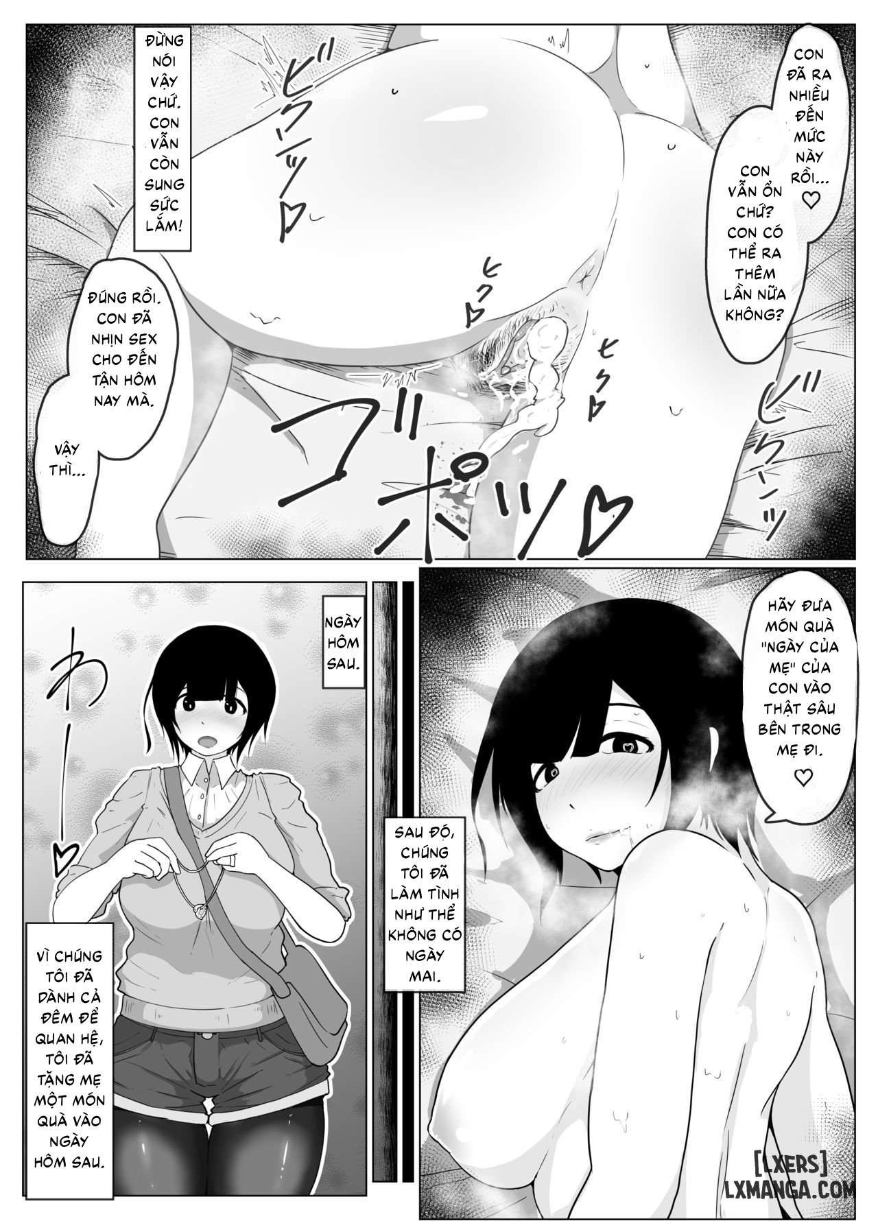HentaiVN.net - Ảnh 4 - Mỗi ngày của mẹ [Haha Naru Nichijou | Everyday of a Mother] - Ngày của mẹ - 2018