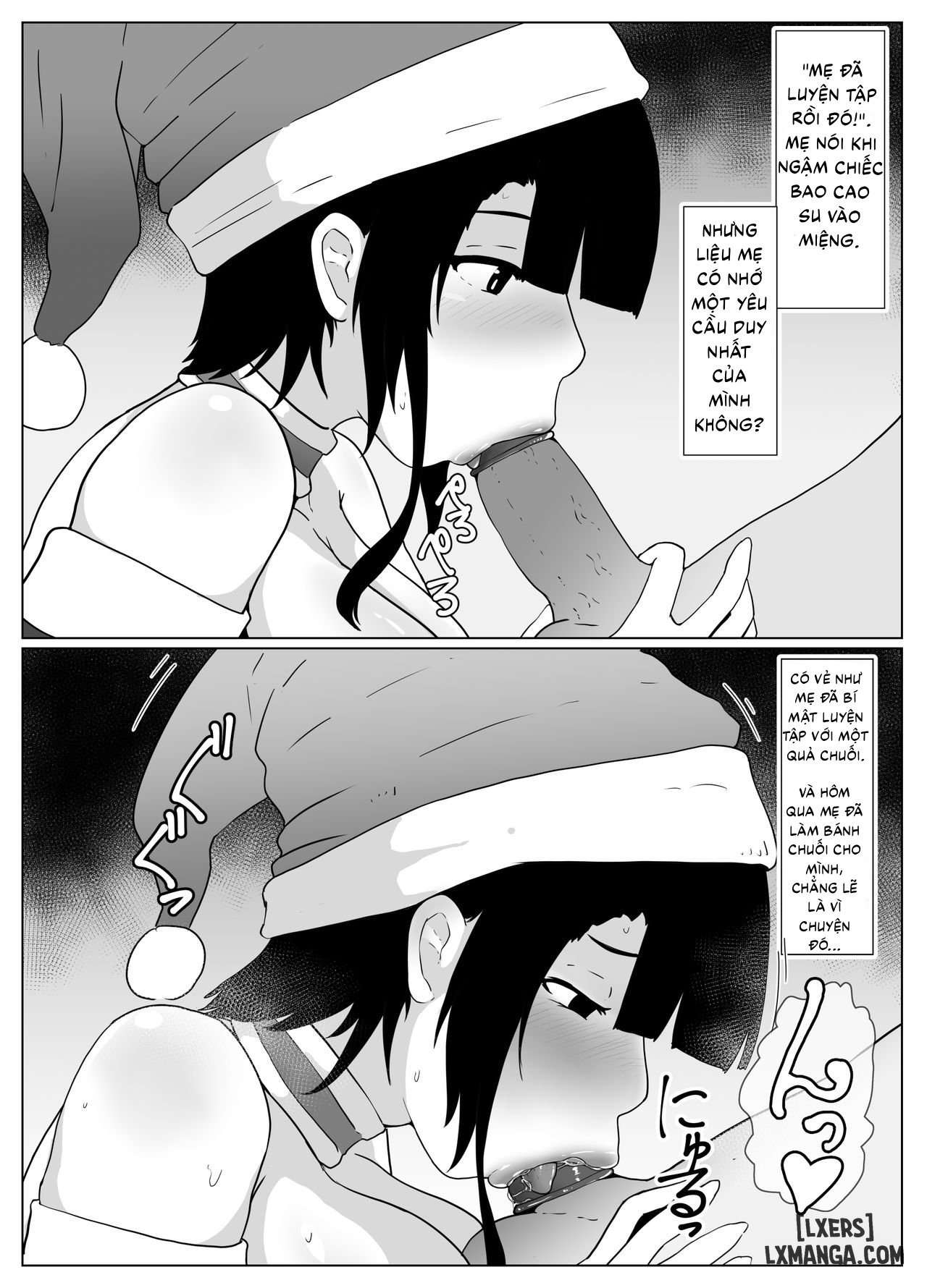 HentaiVN.net - Ảnh 3 - Mỗi ngày của mẹ [Haha Naru Nichijou | Everyday of a Mother] - Giáng sinh cùng mẹ