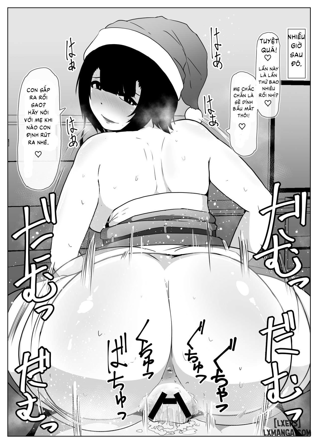 HentaiVN.net - Ảnh 6 - Mỗi ngày của mẹ [Haha Naru Nichijou | Everyday of a Mother] - Giáng sinh cùng mẹ