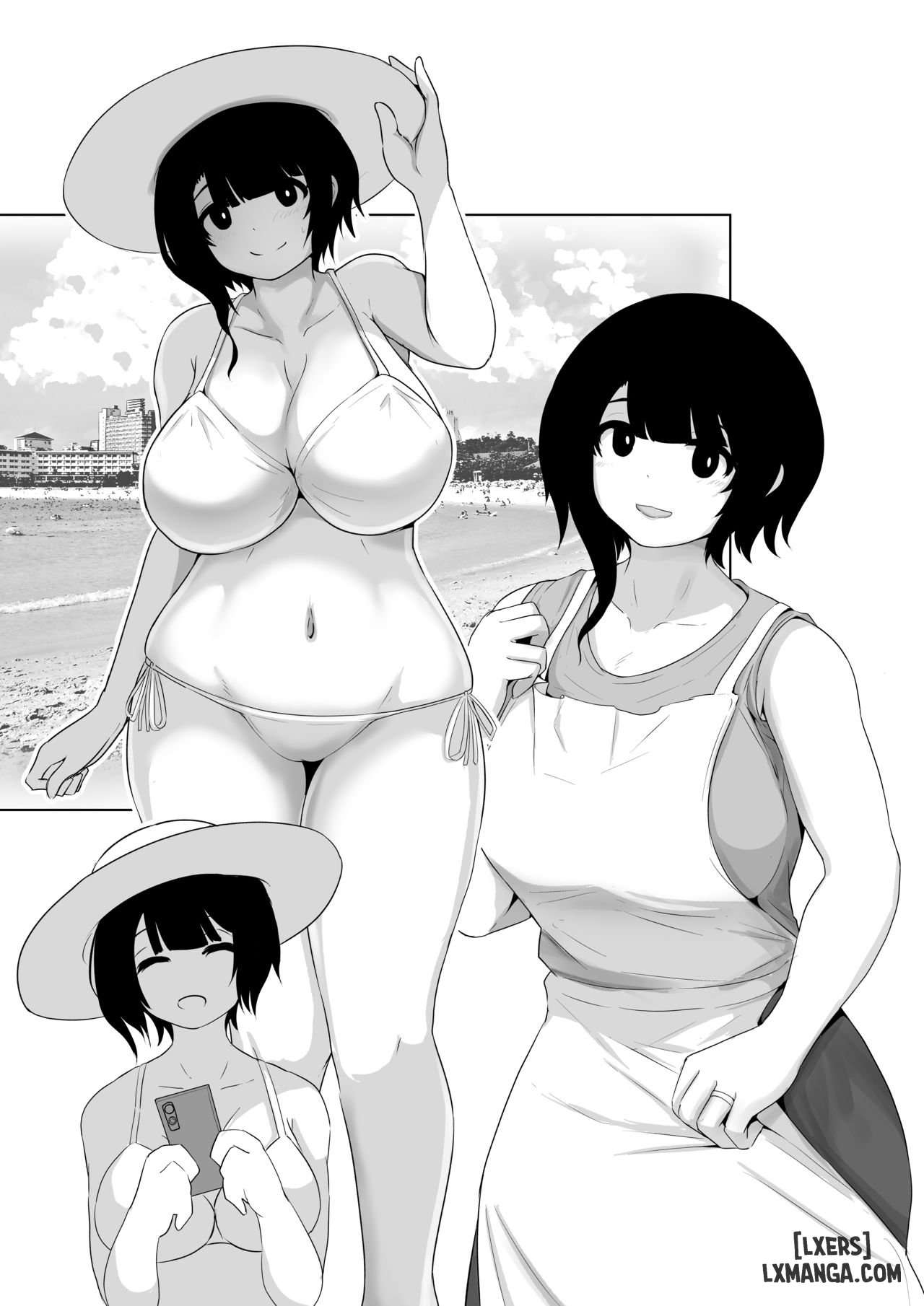 HentaiVN.net - Ảnh 4 - Mỗi ngày của mẹ [Haha Naru Nichijou | Everyday of a Mother] - Đi biển cùng mẹ