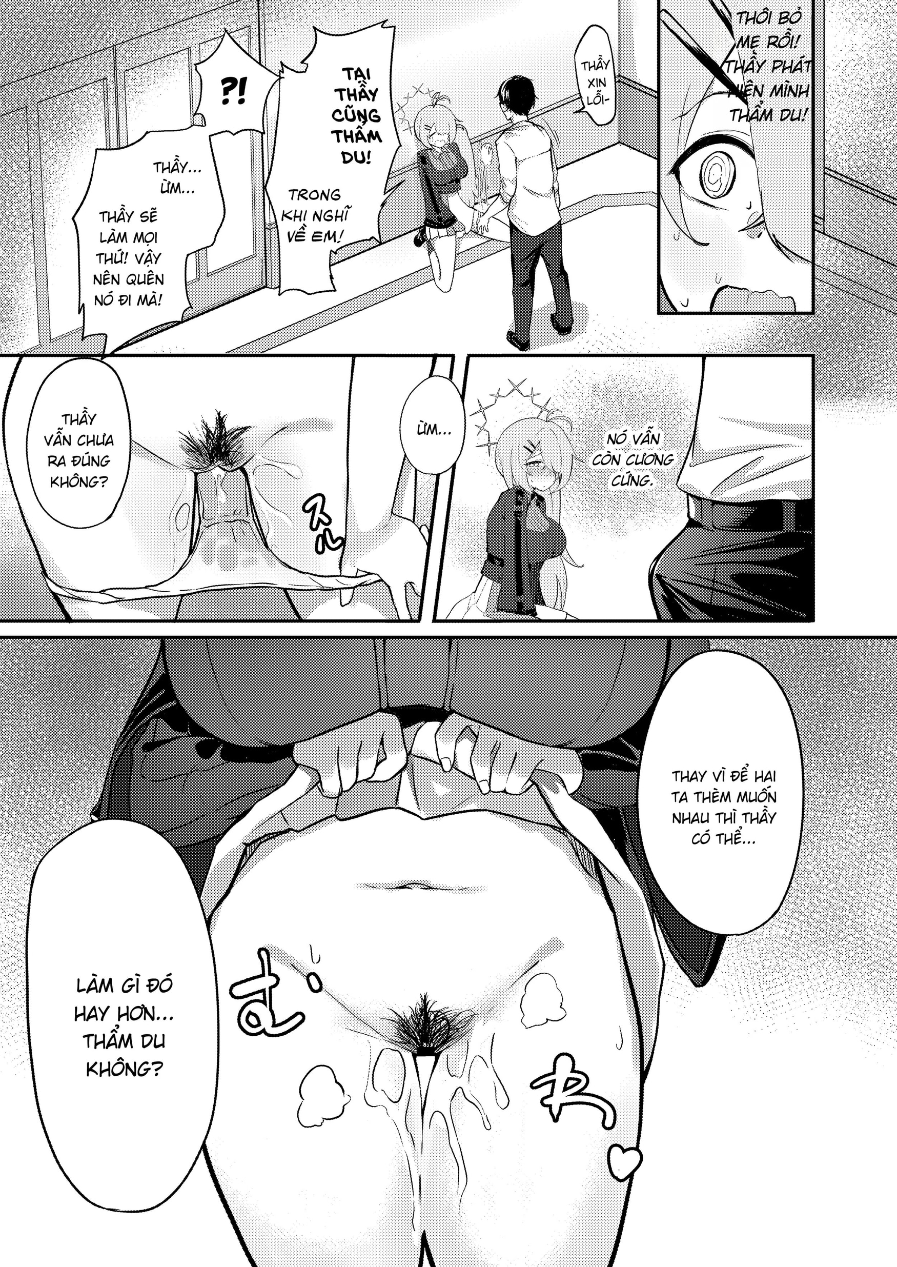 HentaiVN.net - Ảnh 13 - Em không muốn gì đó thú vị hơn lọ sao? - oneshot
