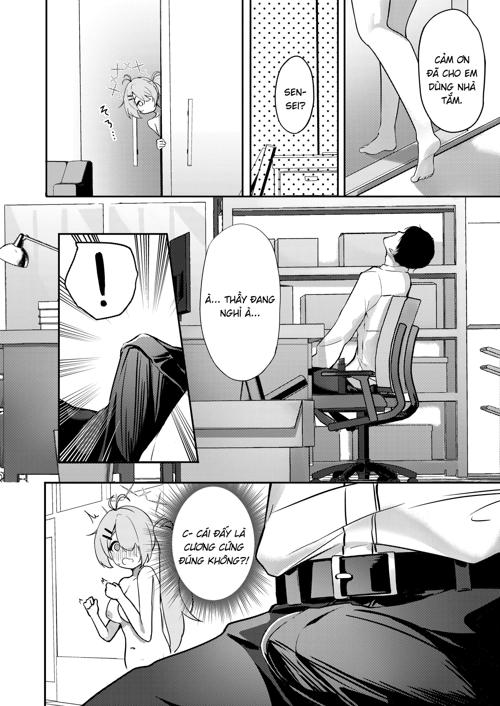 HentaiVN.net - Ảnh 6 - Em không muốn gì đó thú vị hơn lọ sao? - oneshot
