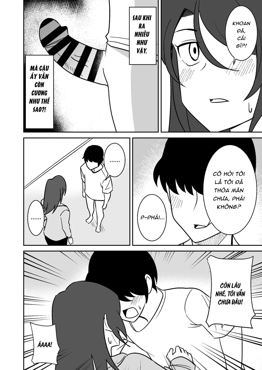 HentaiVN.net - Ảnh 11 - Làm tình với bà nội trợ mông to - Oneshot