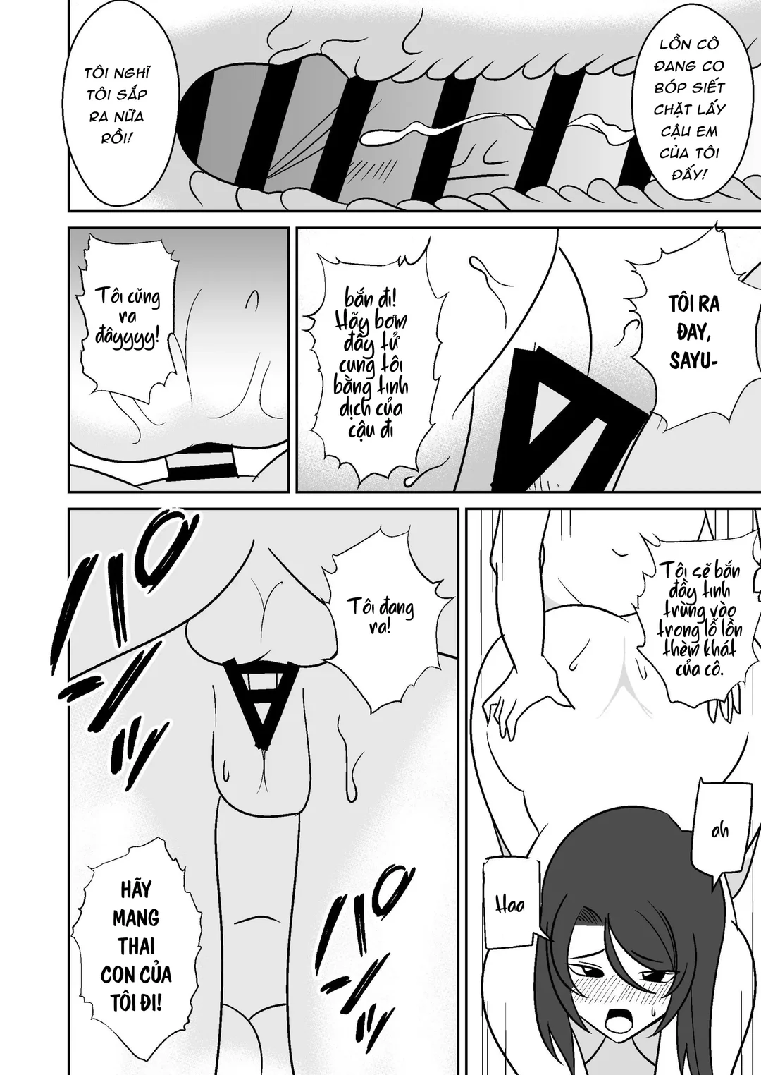 HentaiVN.net - Ảnh 21 - Làm tình với bà nội trợ mông to - Oneshot