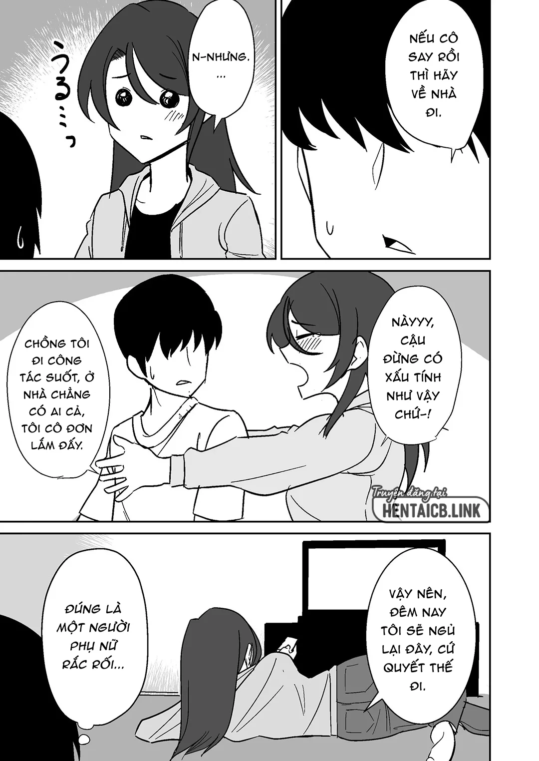 HentaiVN.net - Ảnh 4 - Làm tình với bà nội trợ mông to - Oneshot