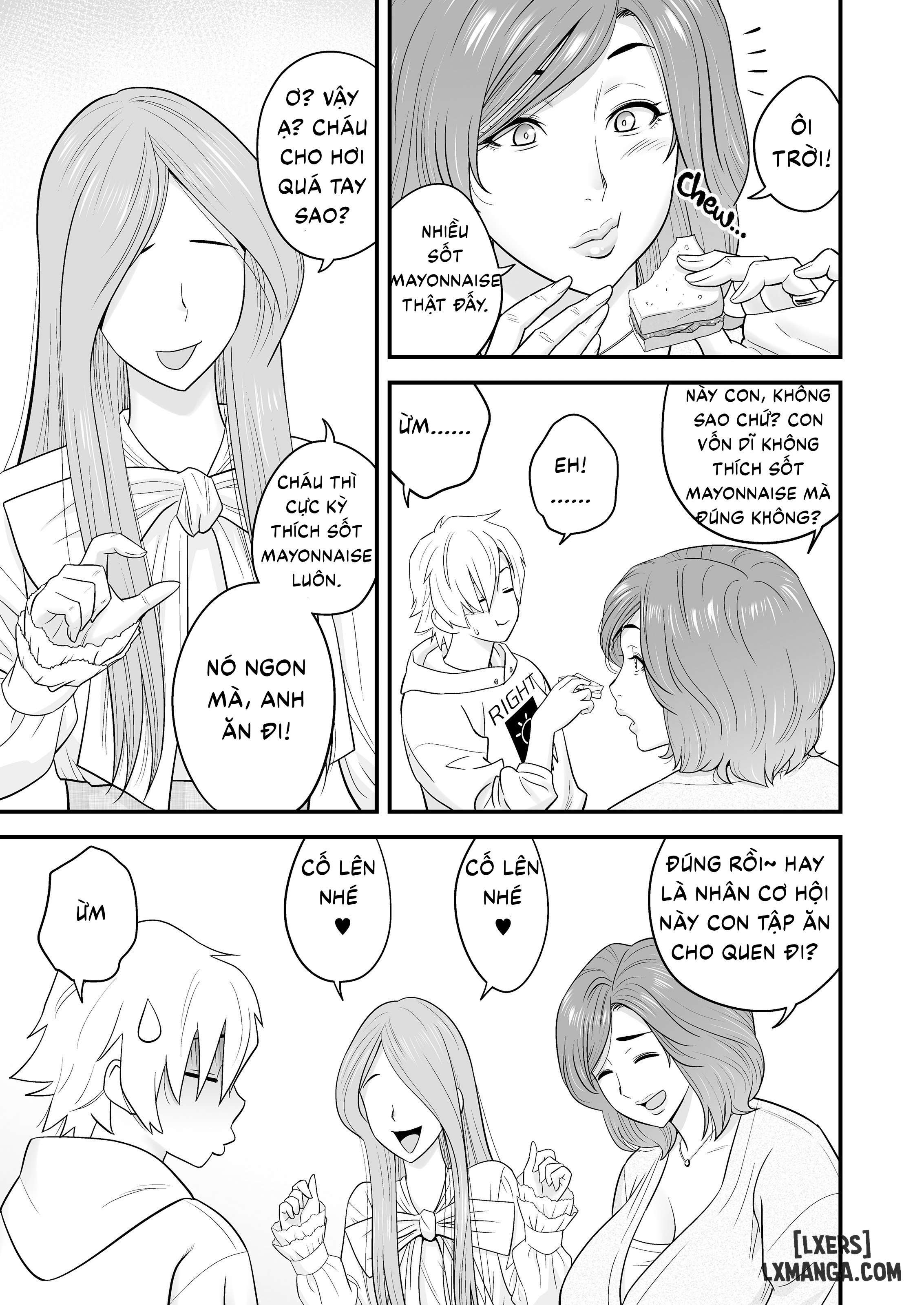 HentaiVN.net - Ảnh 16 - Mother Knows Best 3: Mom vs Girlfriend - Oneshot