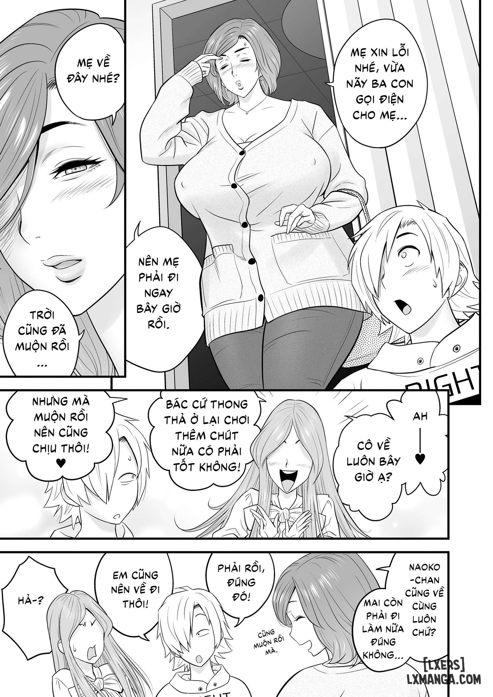 HentaiVN.net - Ảnh 28 - Mother Knows Best 3: Mom vs Girlfriend - Oneshot