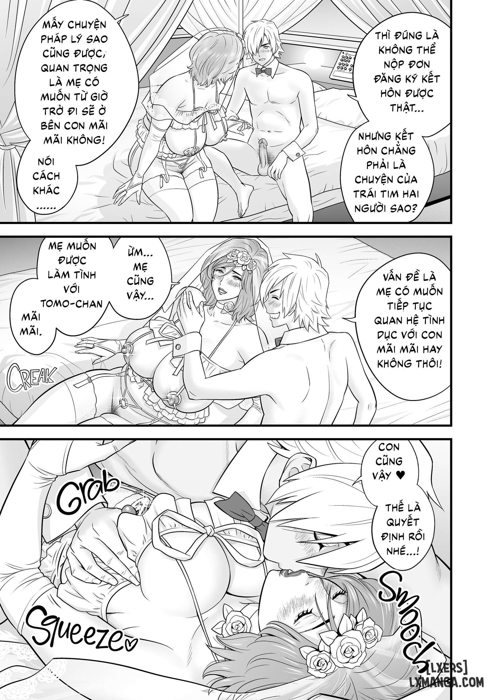 HentaiVN.net - Ảnh 46 - Mother Knows Best 3: Mom vs Girlfriend - Oneshot
