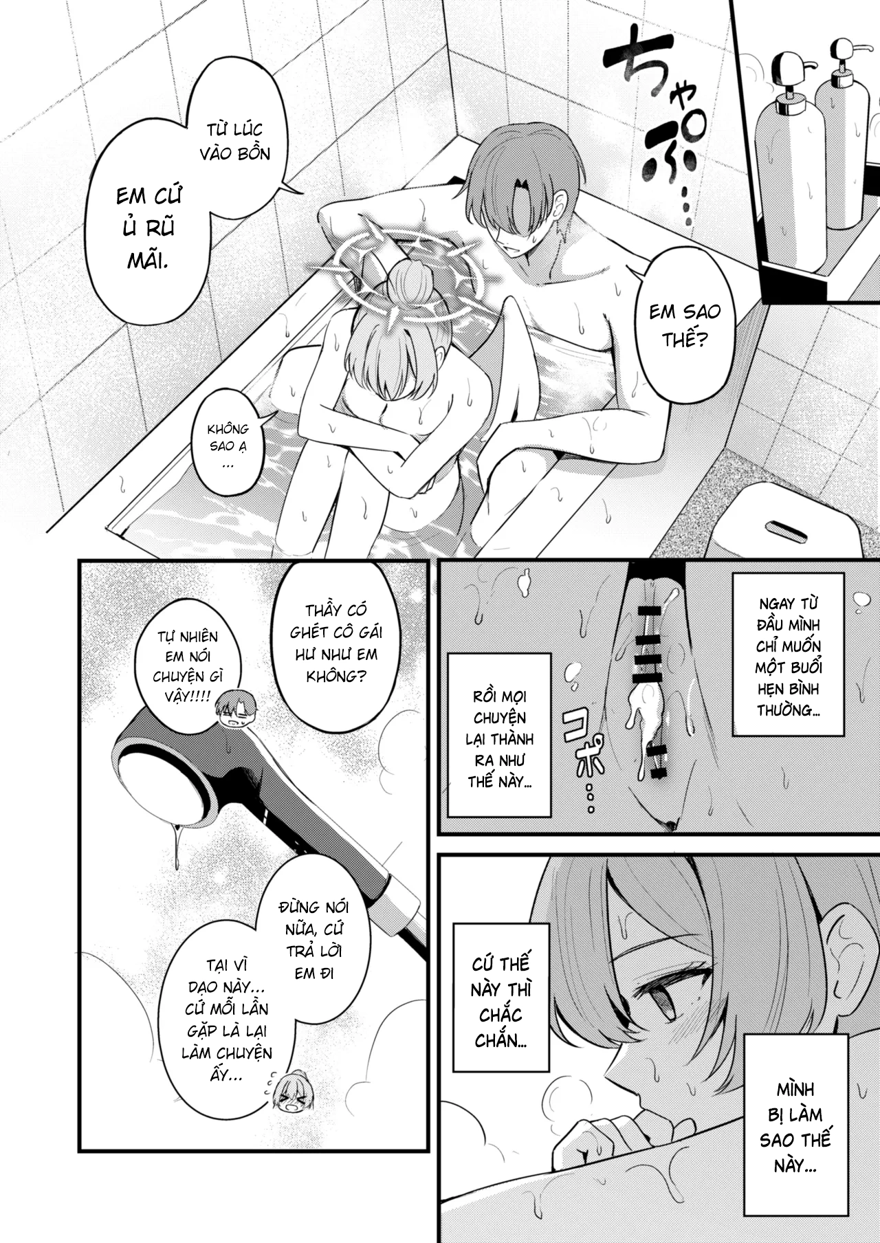 HentaiVN.net - Ảnh 24 - Thầy có ghét gái hư như em không? - One shot khô dái