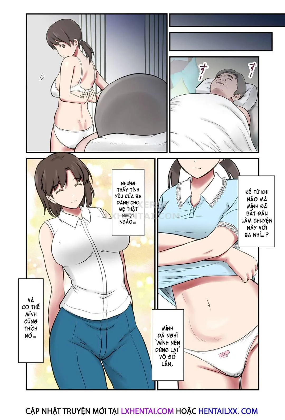 HentaiVN.net - Ảnh 29 - Migawari Tsuma [-Naki Haha No Kawari Ni Chichioya Ni Dakareru Musume-] - Chap 1