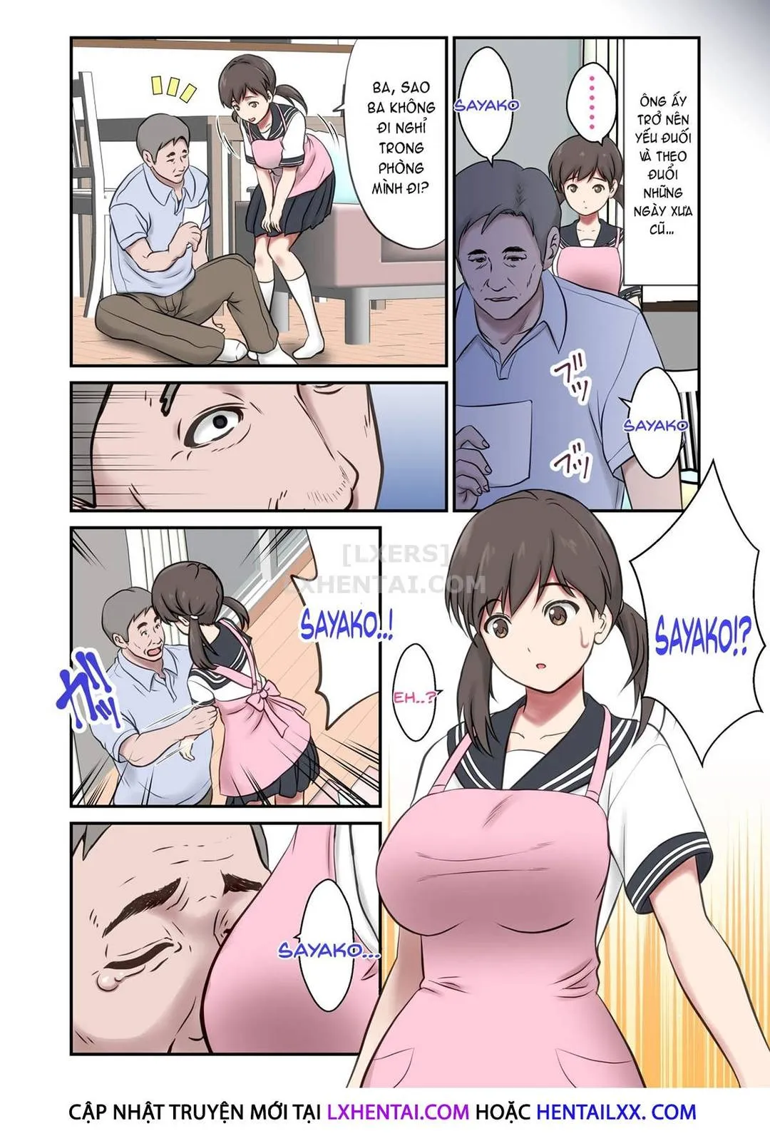 HentaiVN.net - Ảnh 5 - Migawari Tsuma [-Naki Haha No Kawari Ni Chichioya Ni Dakareru Musume-] - Chap 1
