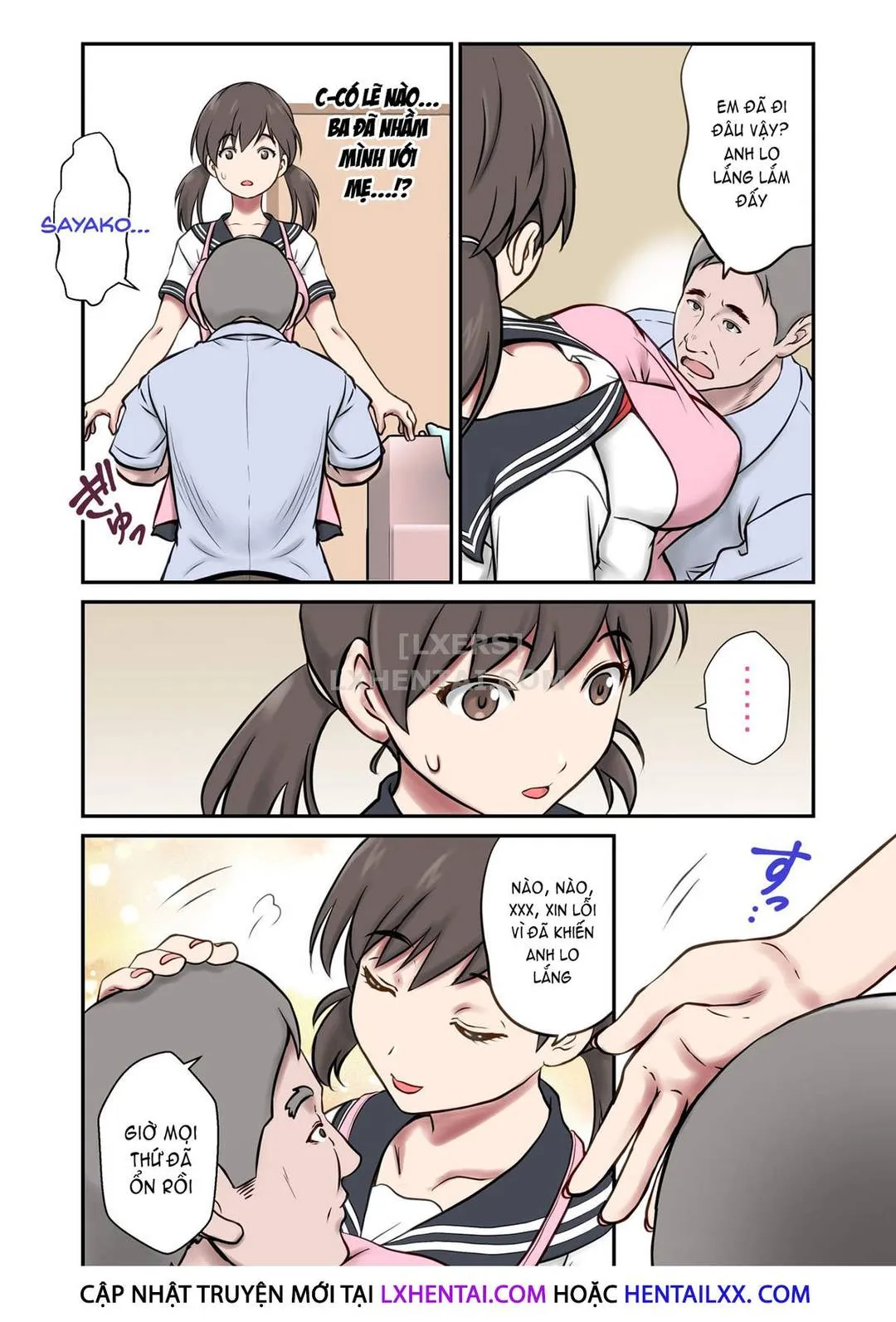 HentaiVN.net - Ảnh 6 - Migawari Tsuma [-Naki Haha No Kawari Ni Chichioya Ni Dakareru Musume-] - Chap 1