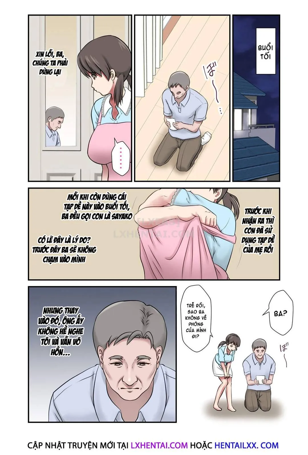 HentaiVN.net - Ảnh 3 - Migawari Tsuma [-Naki Haha No Kawari Ni Chichioya Ni Dakareru Musume-] - Chap 2 - [END]