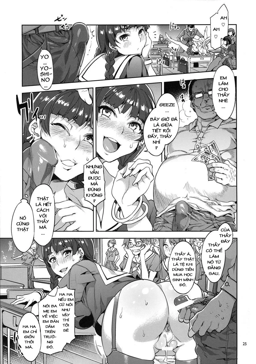 HentaiVN.net - Ảnh 22 - Maria-sama ga Miteru Baishun 6 - Chap 6