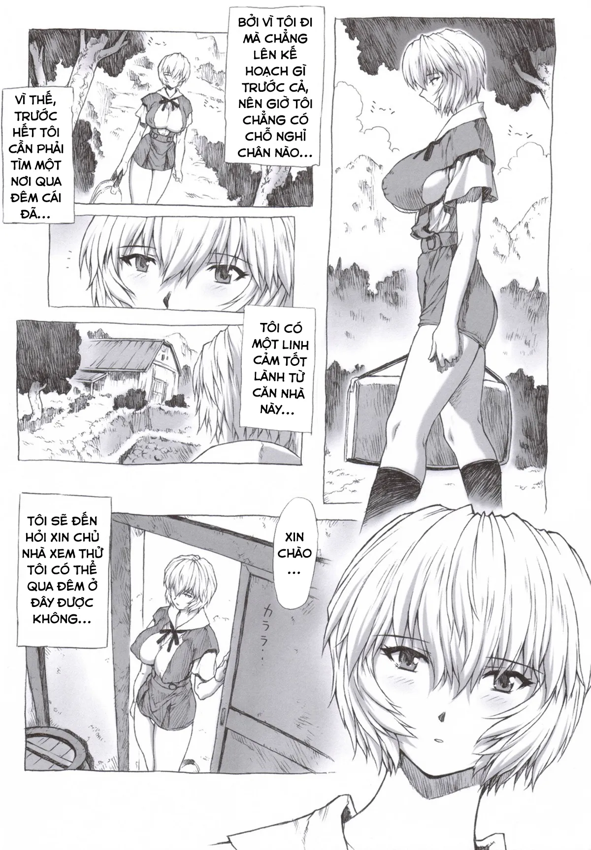 HentaiVN.net - Ảnh 5 - Ayanami Dai - Chap 1: Về quê tránh dịch Covid cùng Ayanami-chan (Có che)