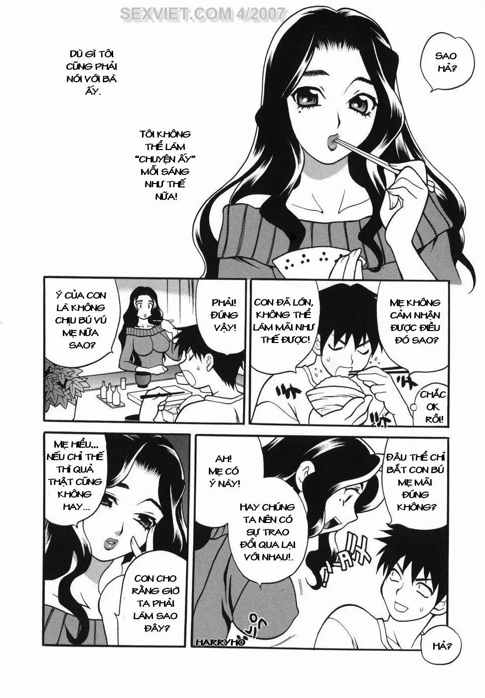 HentaiVN.net - Ảnh 7 - Bầu sữa mẹ [Milk Mama] - Chap 1