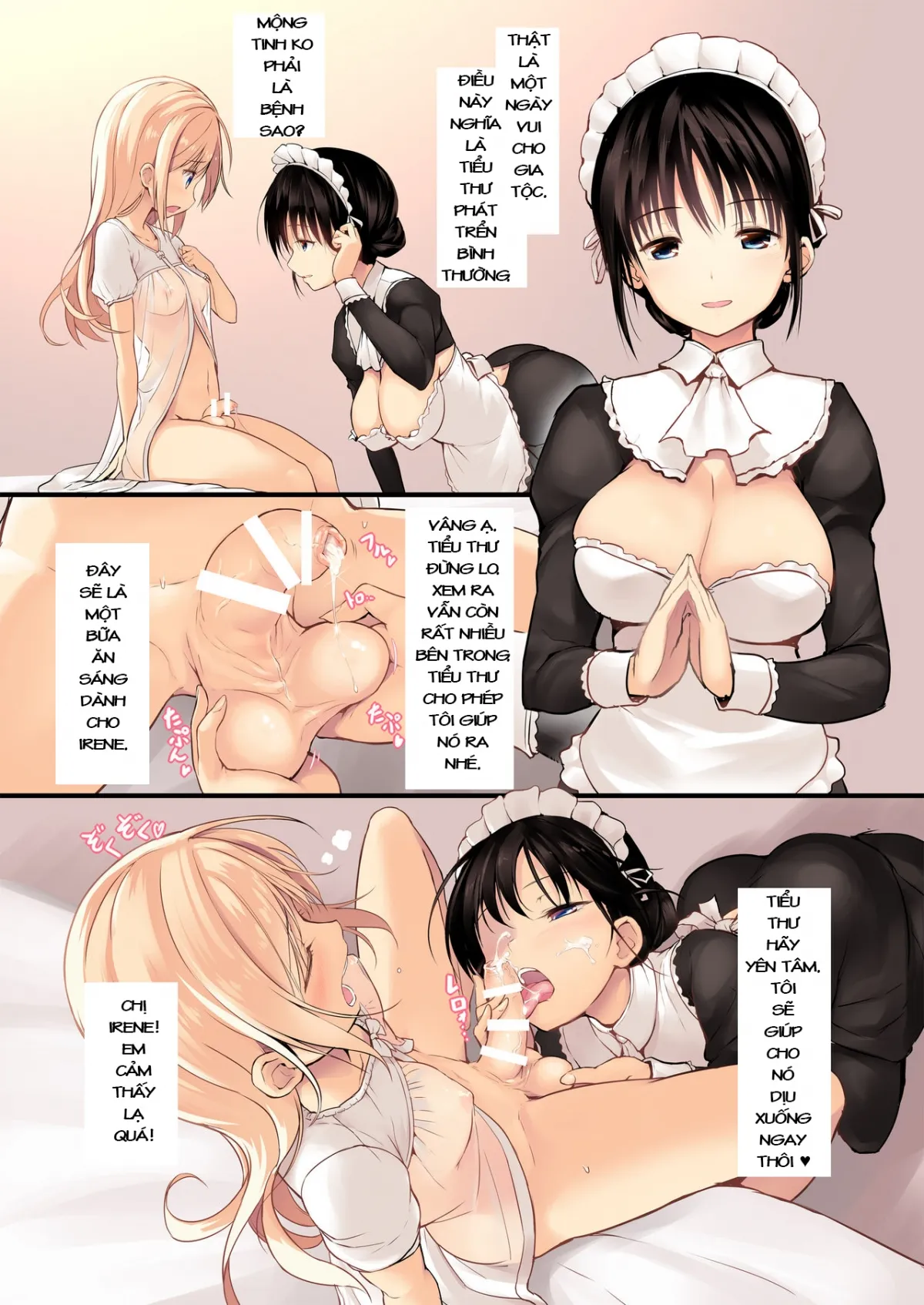 HentaiVN.net - Ảnh 5 - Futanari Maid-san Asa Milk [Hầu Gái Thời Trung Cổ] - Oneshot