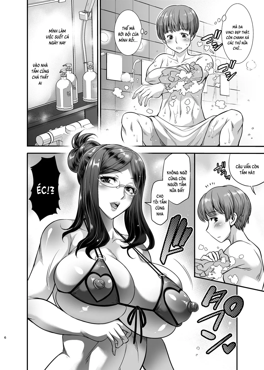 HentaiVN.net - Ảnh 5 - Aratte Kureru kai? Shinjin-kun [Don't You Want To Wash Up Newcomer; 洗ってくれるかい?新人クン♥] - Oneshot hay?!