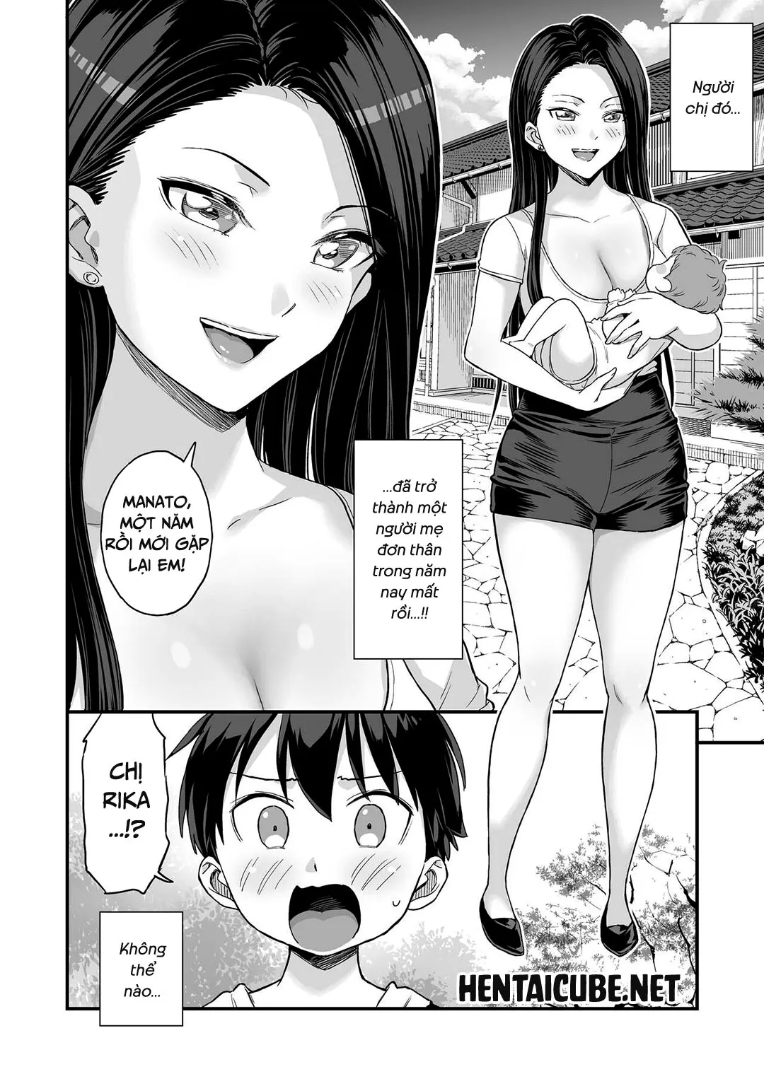 HentaiVN.net - Ảnh 4 - Em cũng muốn bú sữa [Onii-chan dakedo Oppai Sutte Mitai] - Chap 1