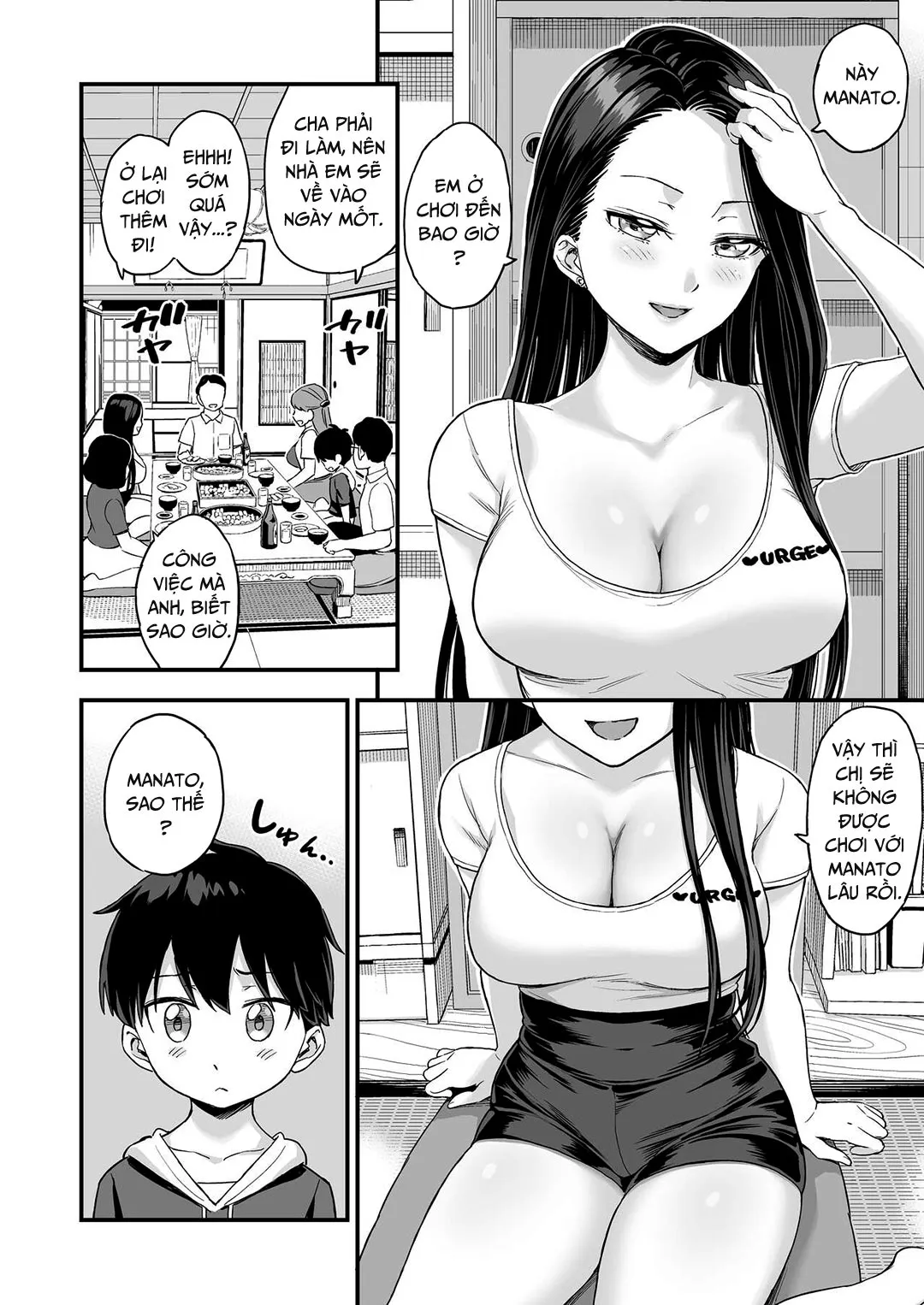 HentaiVN.net - Ảnh 6 - Em cũng muốn bú sữa [Onii-chan dakedo Oppai Sutte Mitai] - Chap 1