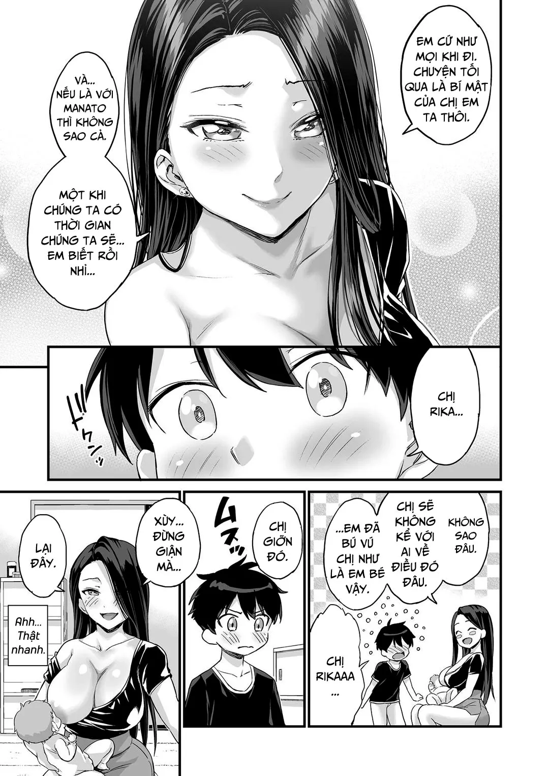 HentaiVN.net - Ảnh 39 - Em cũng muốn bú sữa [Onii-chan dakedo Oppai Sutte Mitai] - Chap 2 - [END]