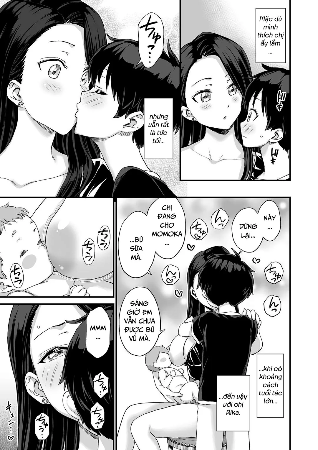 HentaiVN.net - Ảnh 41 - Em cũng muốn bú sữa [Onii-chan dakedo Oppai Sutte Mitai] - Chap 2 - [END]