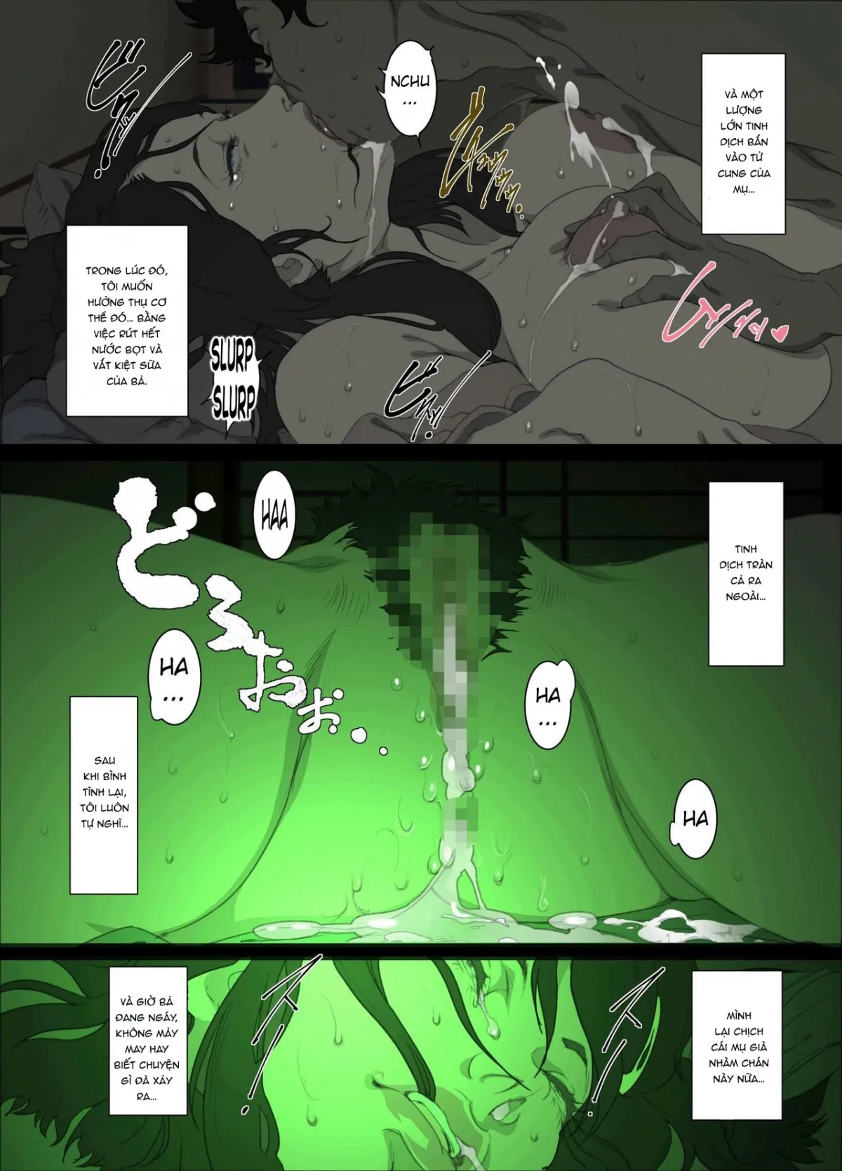 HentaiVN.net - Ảnh 29 - Đại nghịch bất đạo [Namaiki na Hahaoya o Honnin ni mo Kizukarezu ni Minkan Suru Houhou] - Oneshot