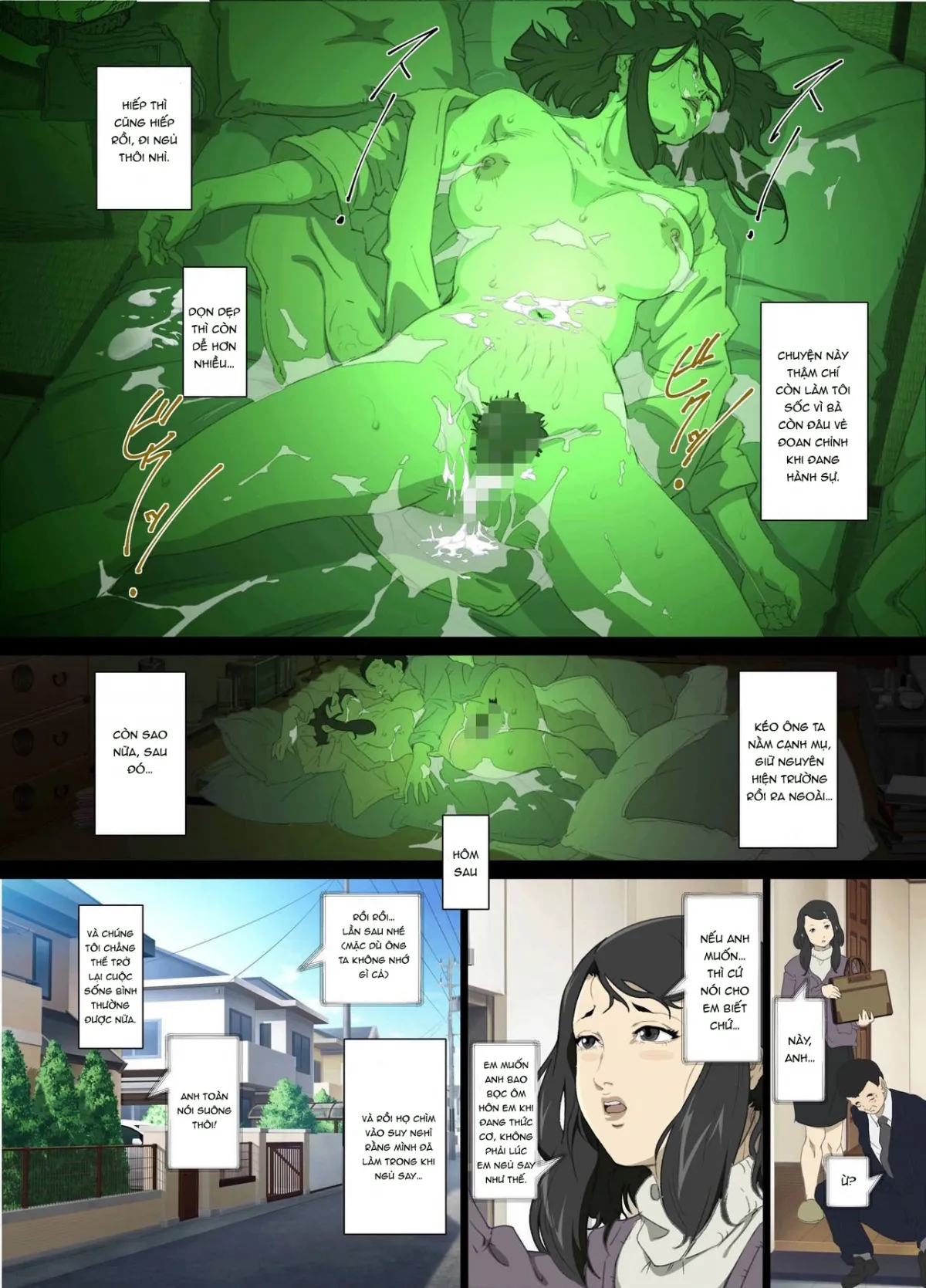 HentaiVN.net - Ảnh 30 - Đại nghịch bất đạo [Namaiki na Hahaoya o Honnin ni mo Kizukarezu ni Minkan Suru Houhou] - Oneshot