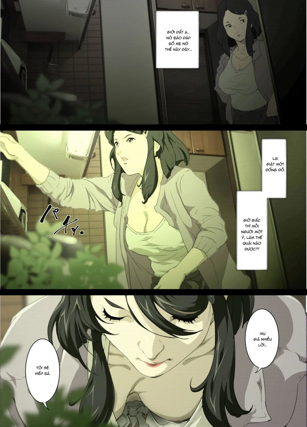 HentaiVN.net - Ảnh 4 - Đại nghịch bất đạo [Namaiki na Hahaoya o Honnin ni mo Kizukarezu ni Minkan Suru Houhou] - Oneshot