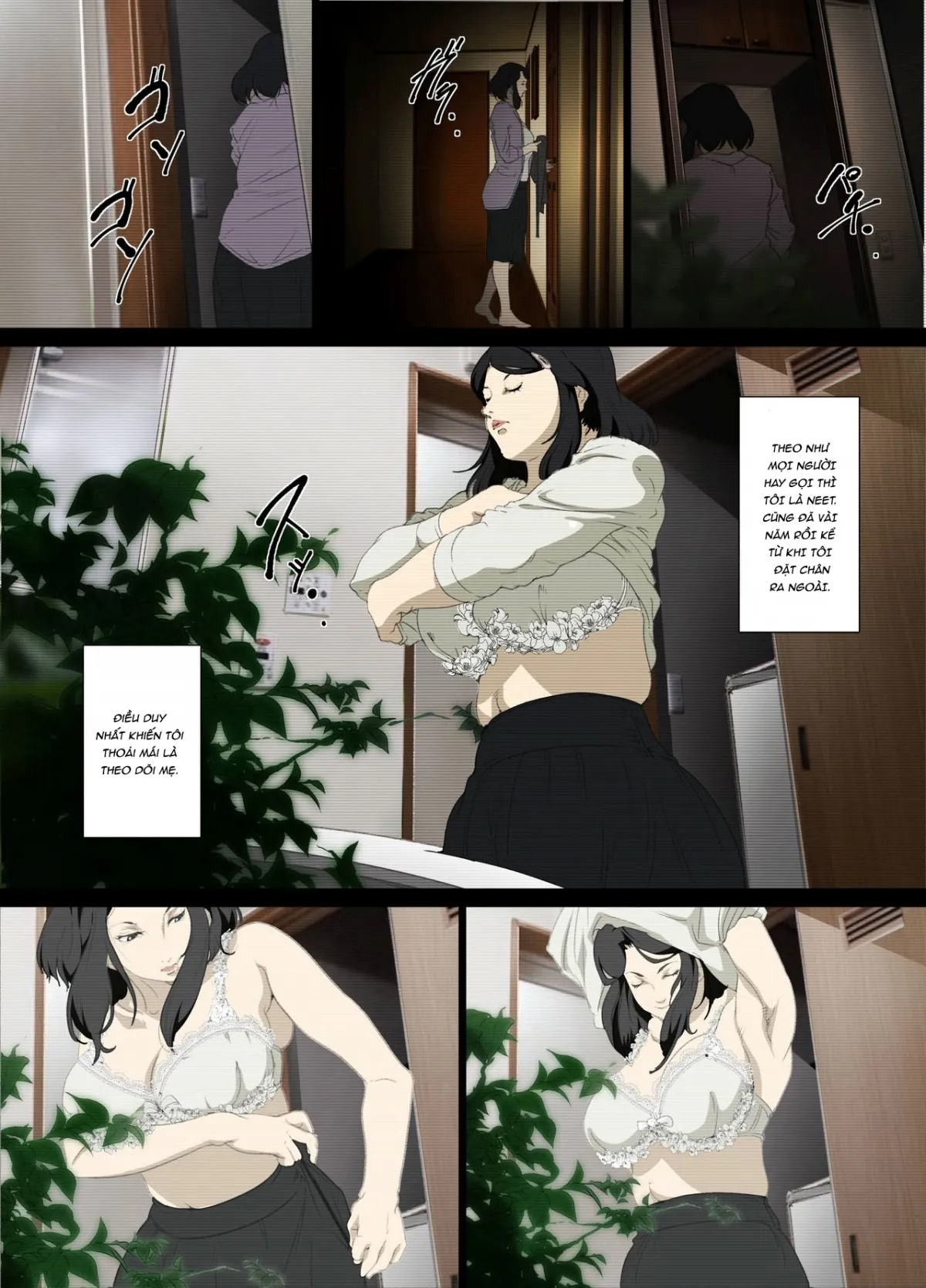 HentaiVN.net - Ảnh 5 - Đại nghịch bất đạo [Namaiki na Hahaoya o Honnin ni mo Kizukarezu ni Minkan Suru Houhou] - Oneshot